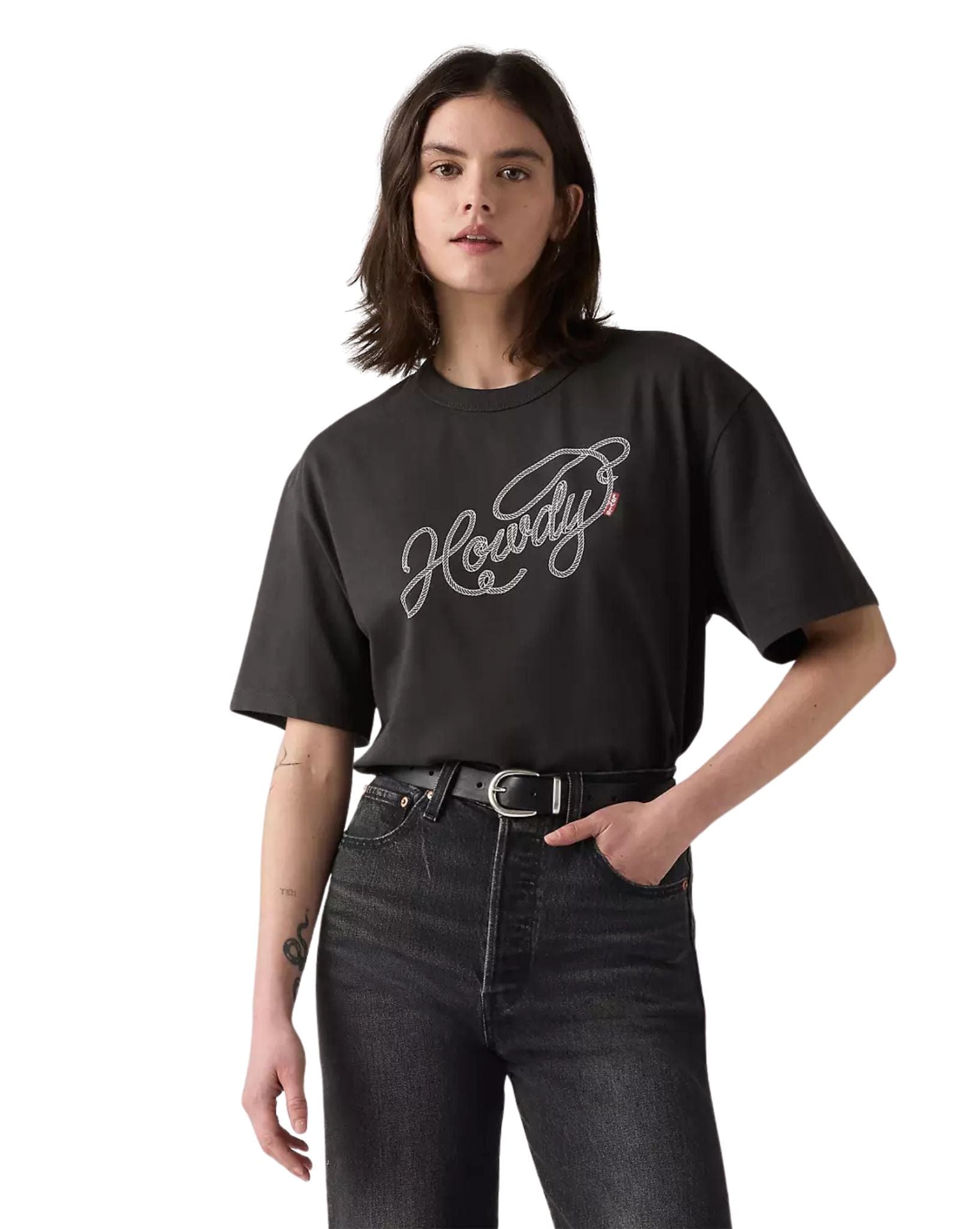 Levi GR Tabor Tee Howdy Script