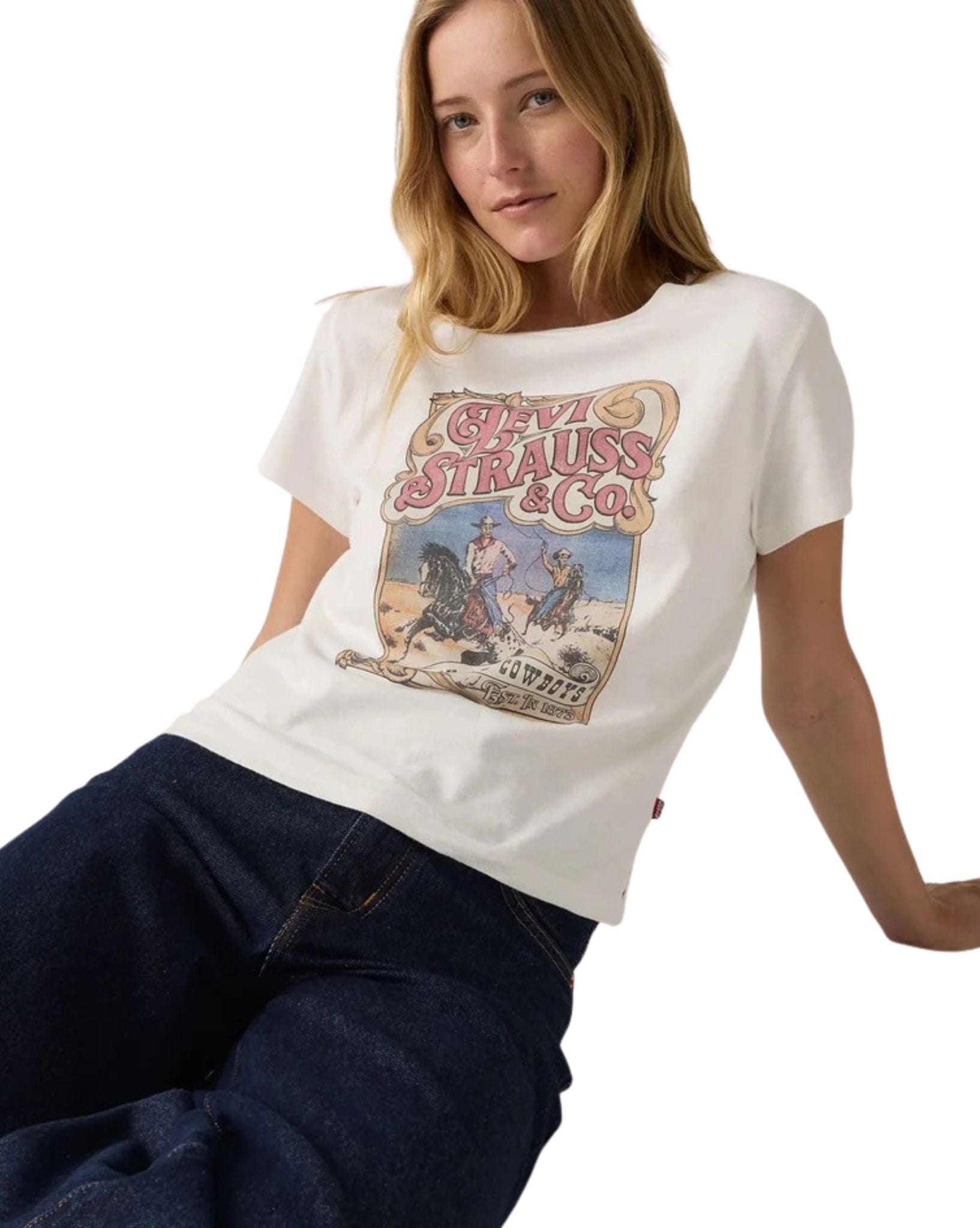 Levi Graphic Boxy Tshirt Western Archival Worn