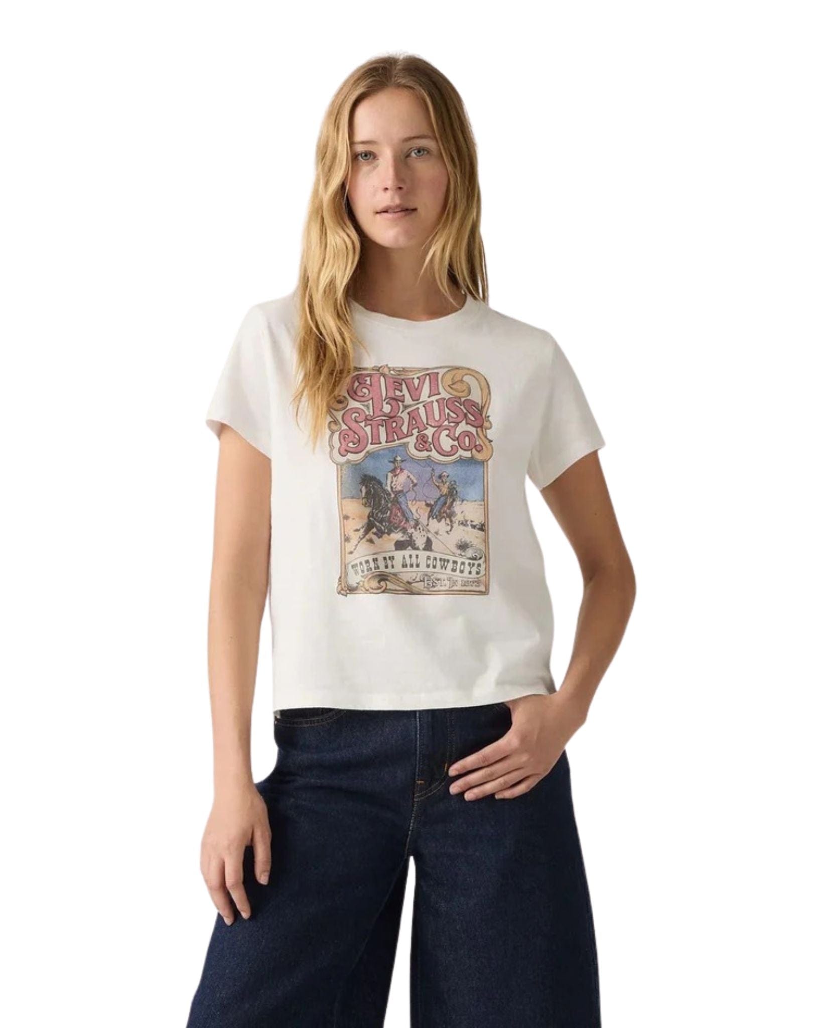 Levi Graphic Boxy Tshirt Western Archival Worn