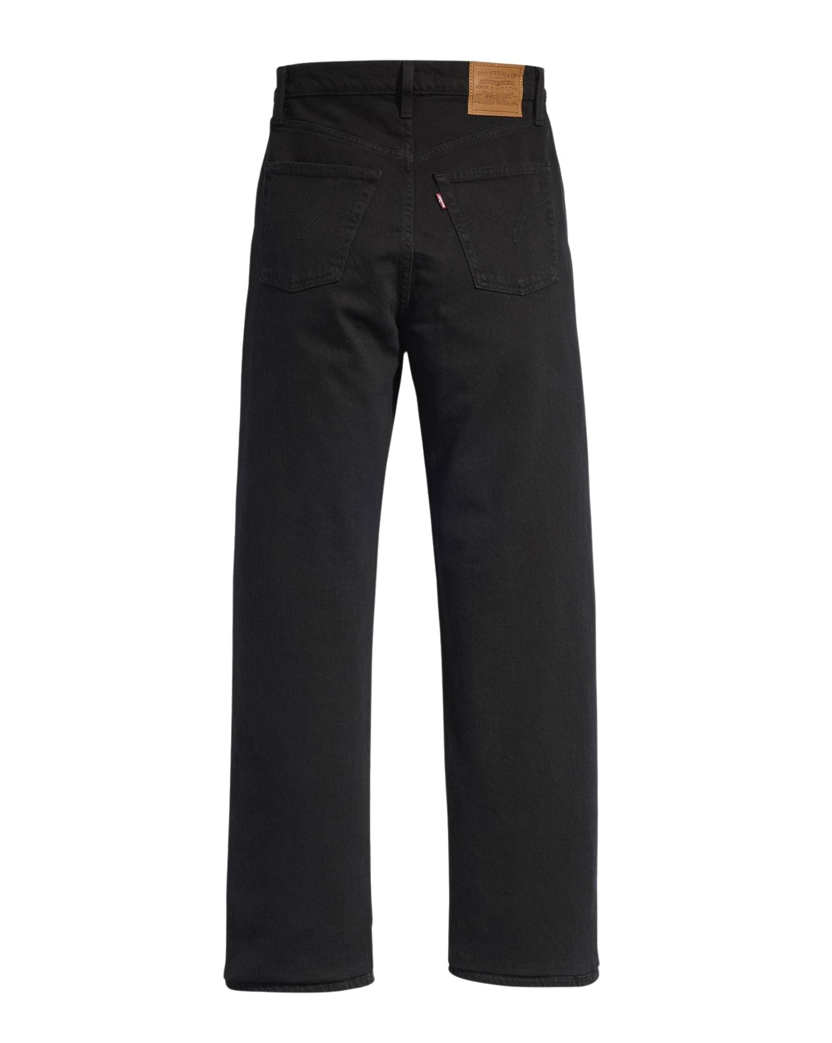 Levi Ribcage Straight Ankle Denim - Black Sprout