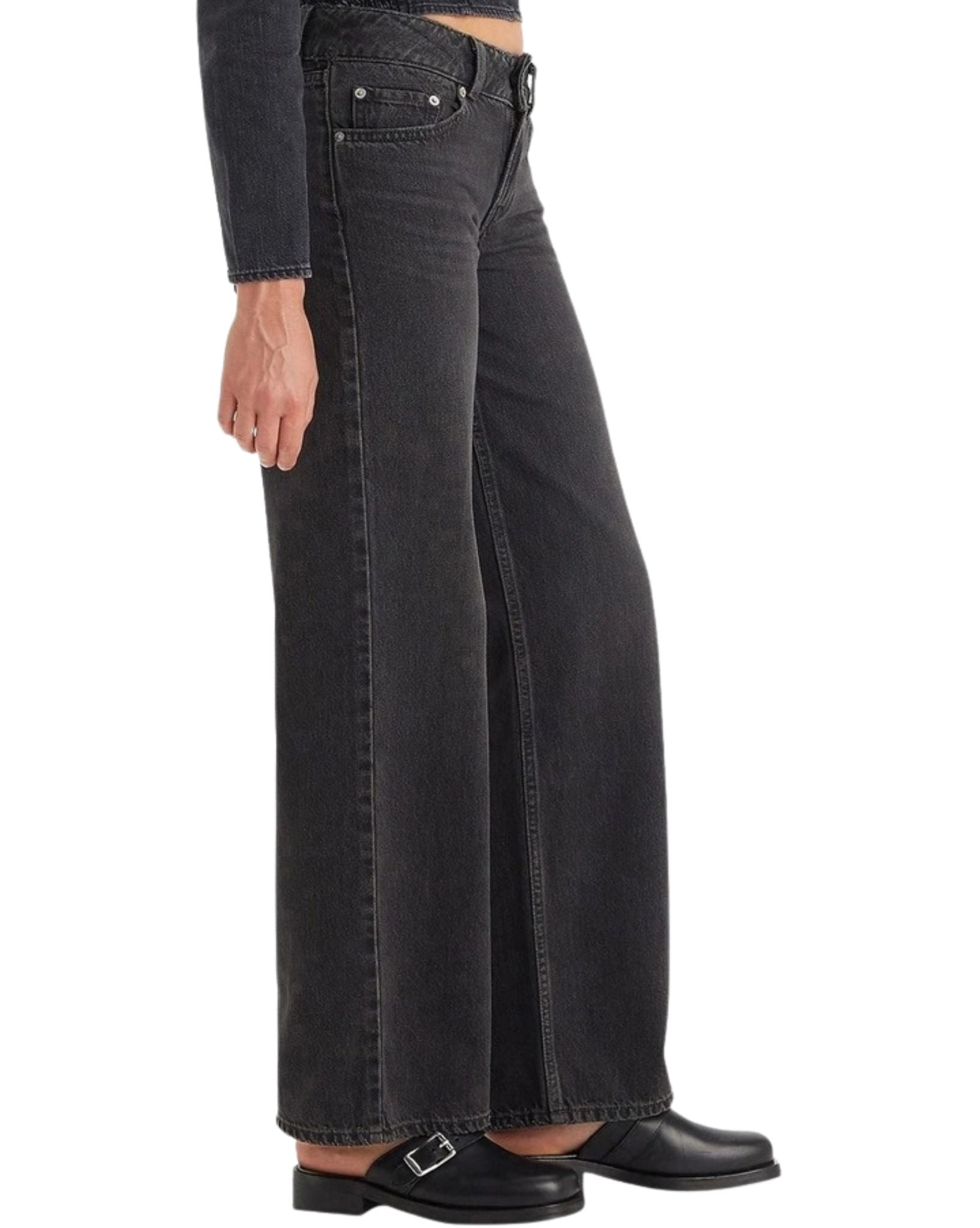 Levi Women's Superlow Jeans - Mic Dropped