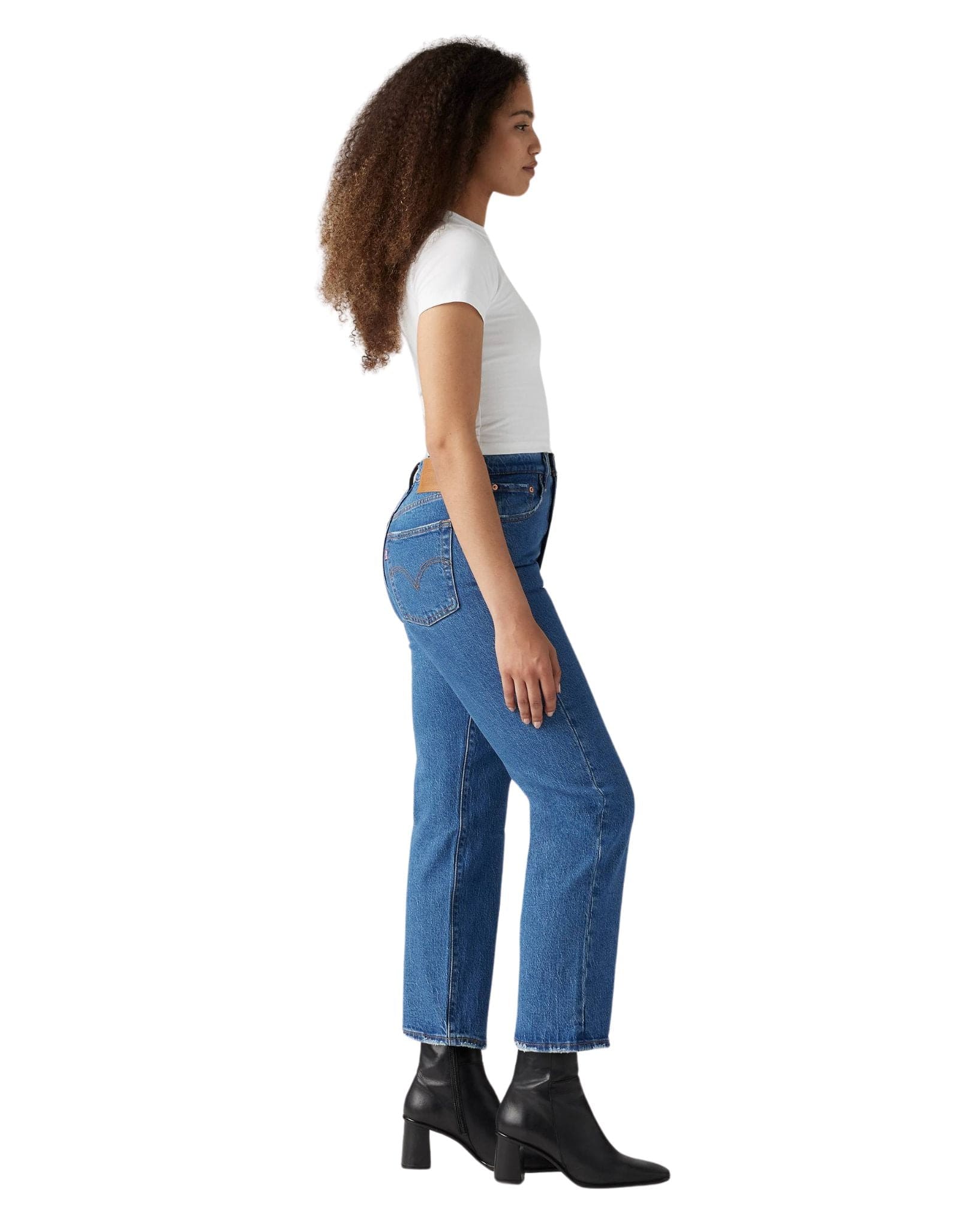 Levi Womens Ribcage Straight Long Leg -Jazz Pop