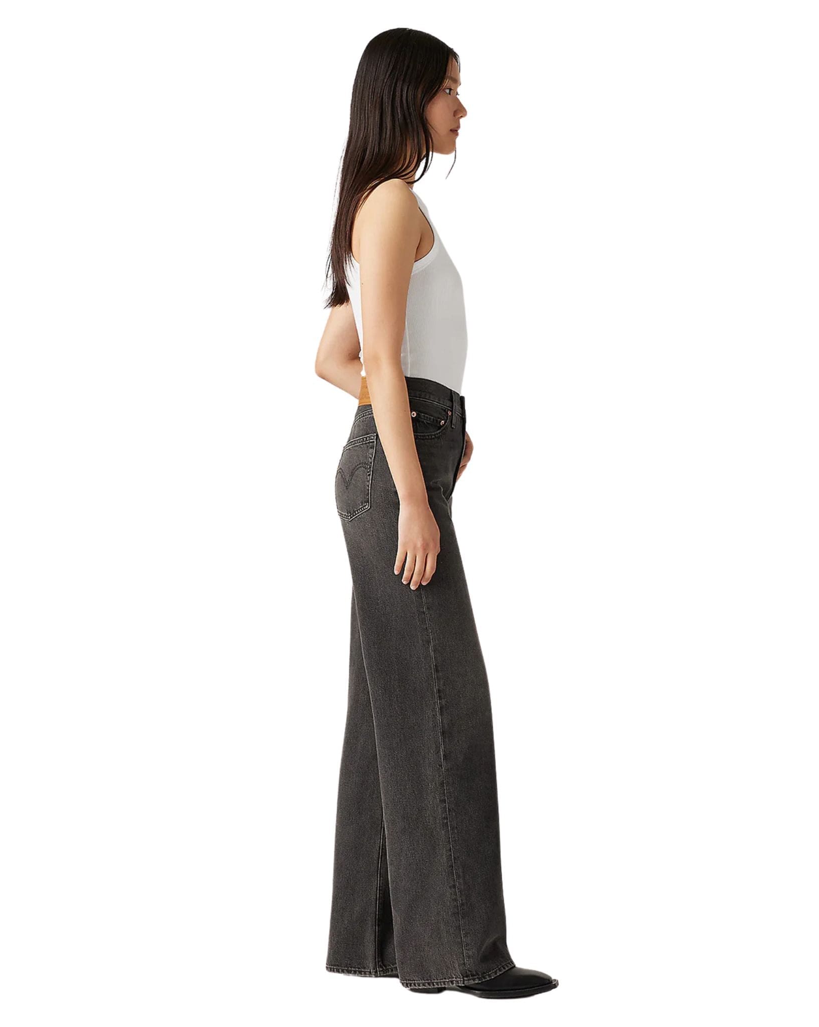 Levi Womens Ribcage Wide Leg - Swipe Up