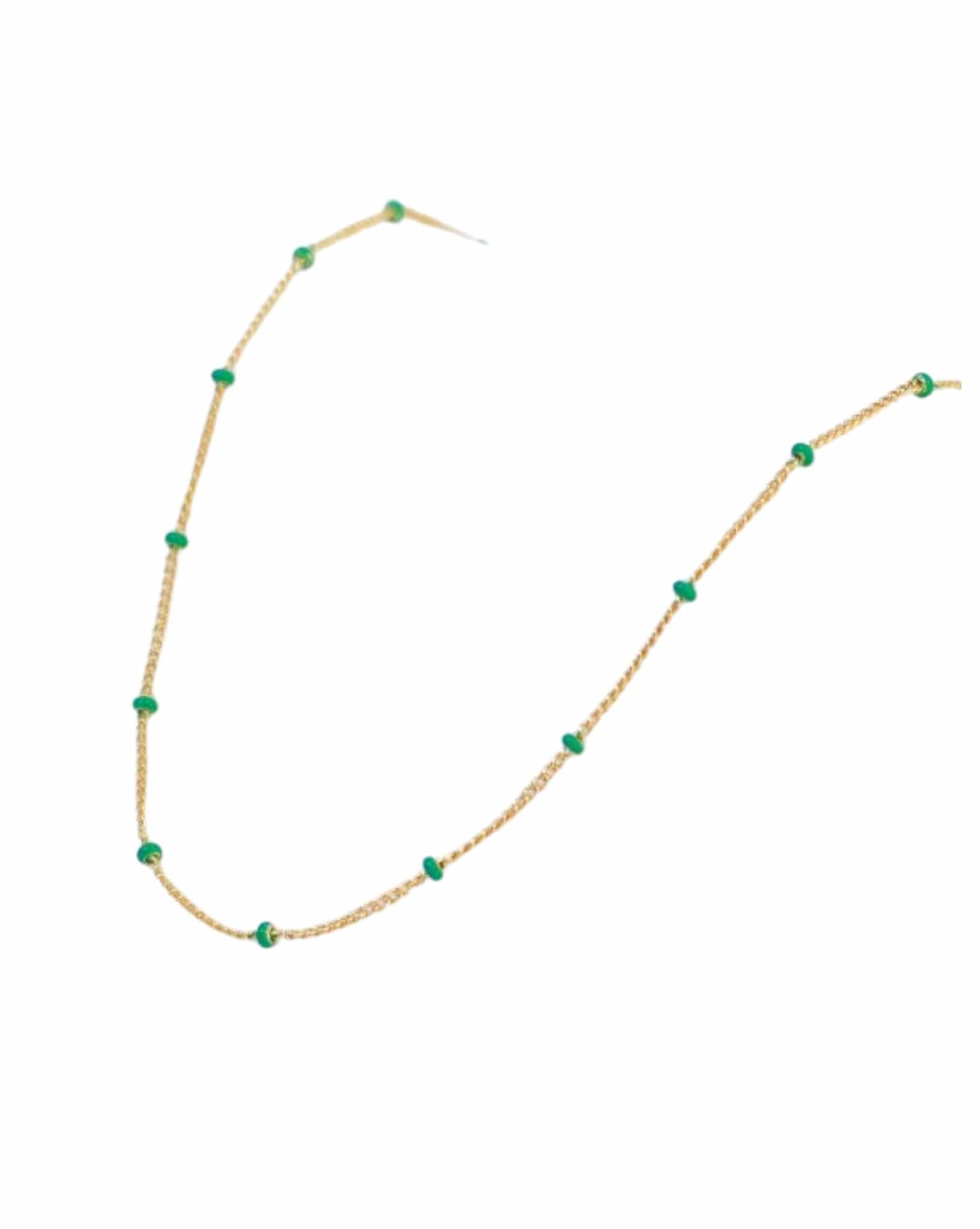 Love Lunamei Gold Layer Me Necklace - Deep Sea