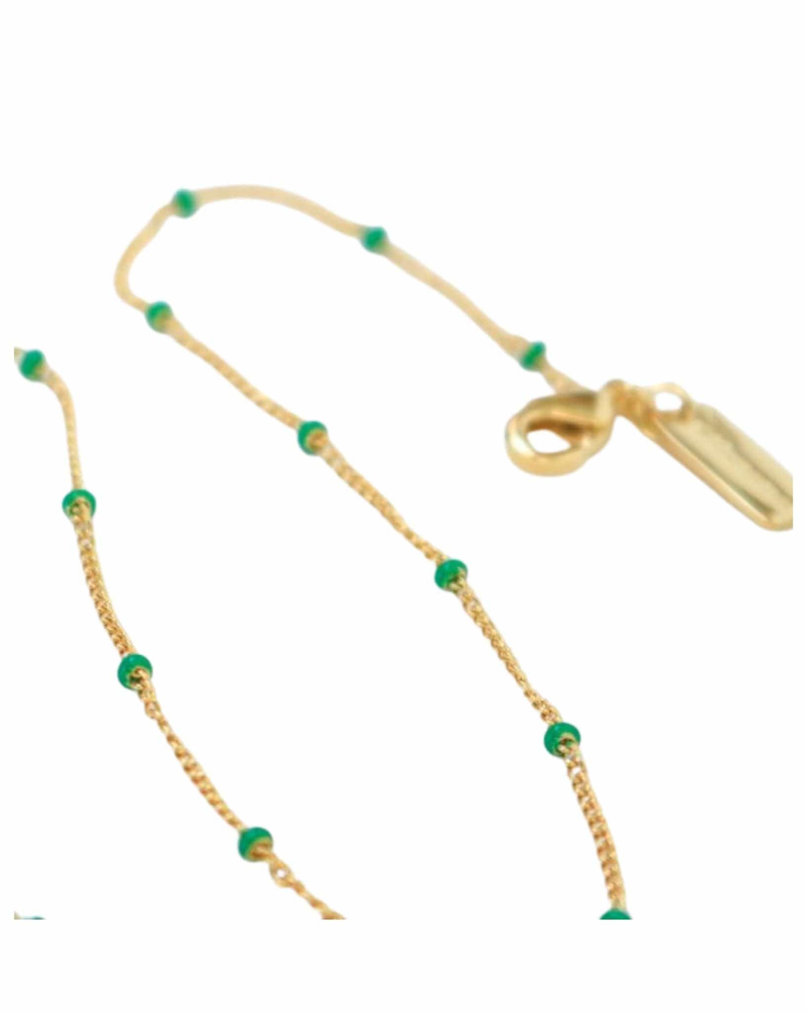 Love Lunamei Gold Layer Me Necklace - Deep Sea