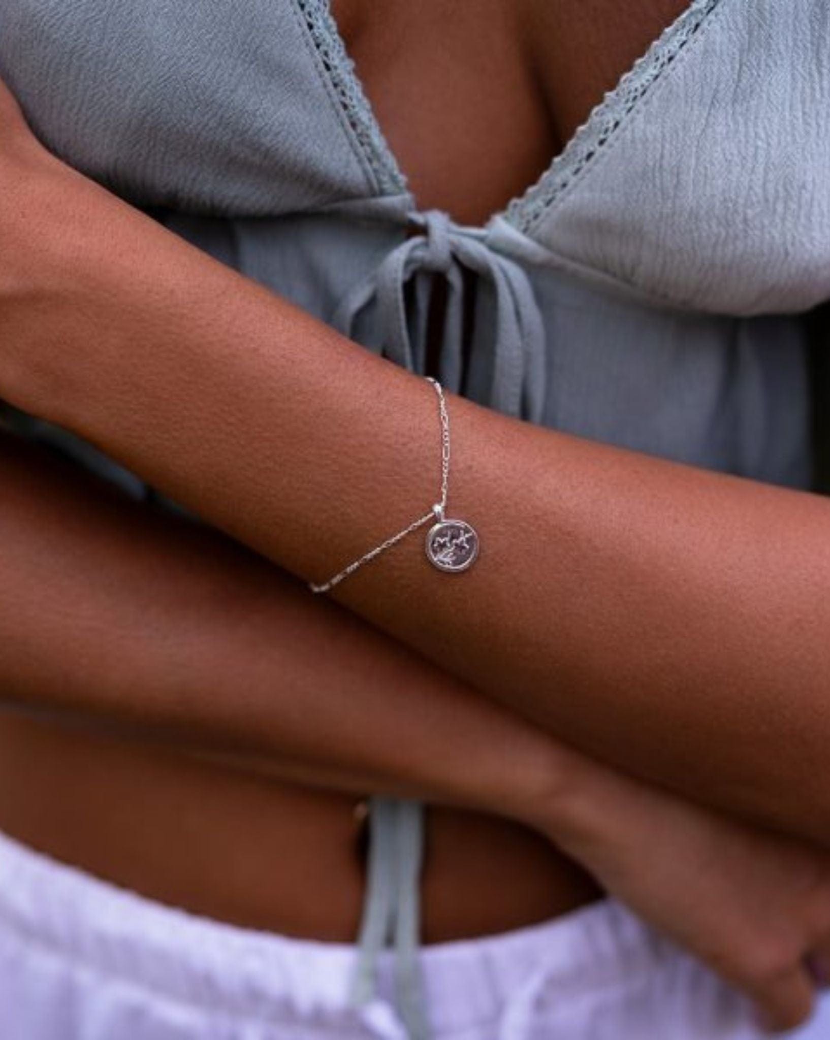 Love Lunamei Silver Zen Bracelet
