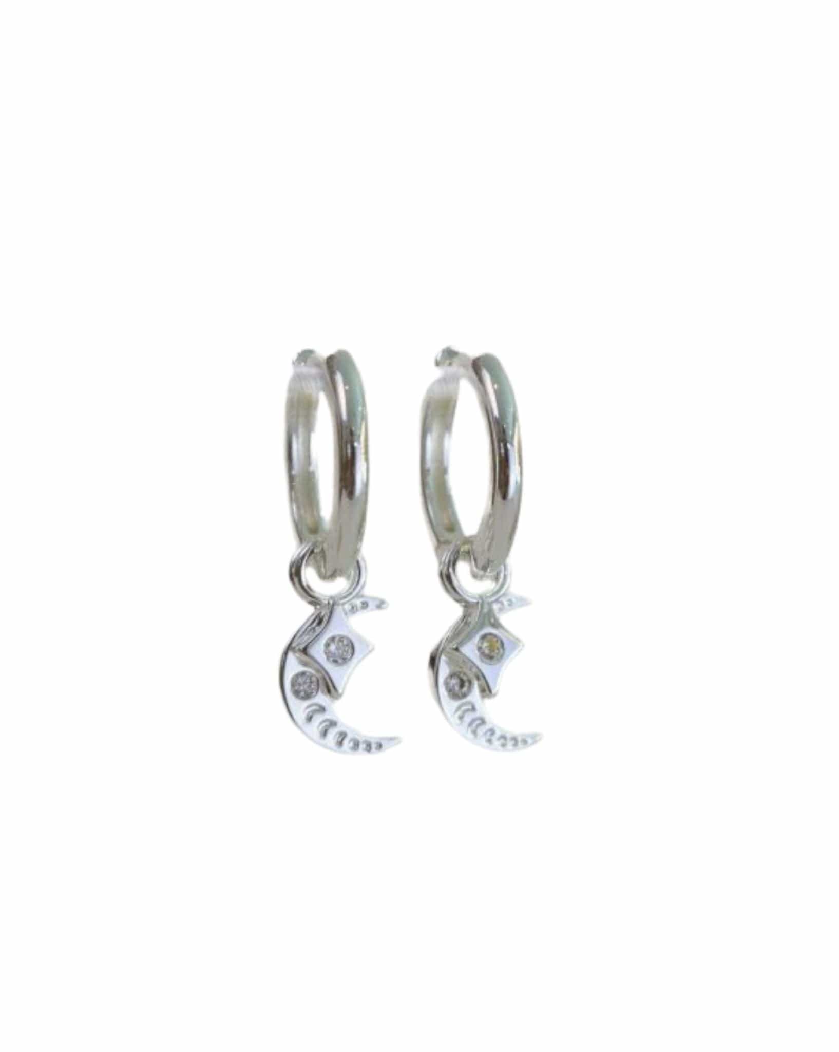 Love Lunamei Sparkle Earrings  - Silver