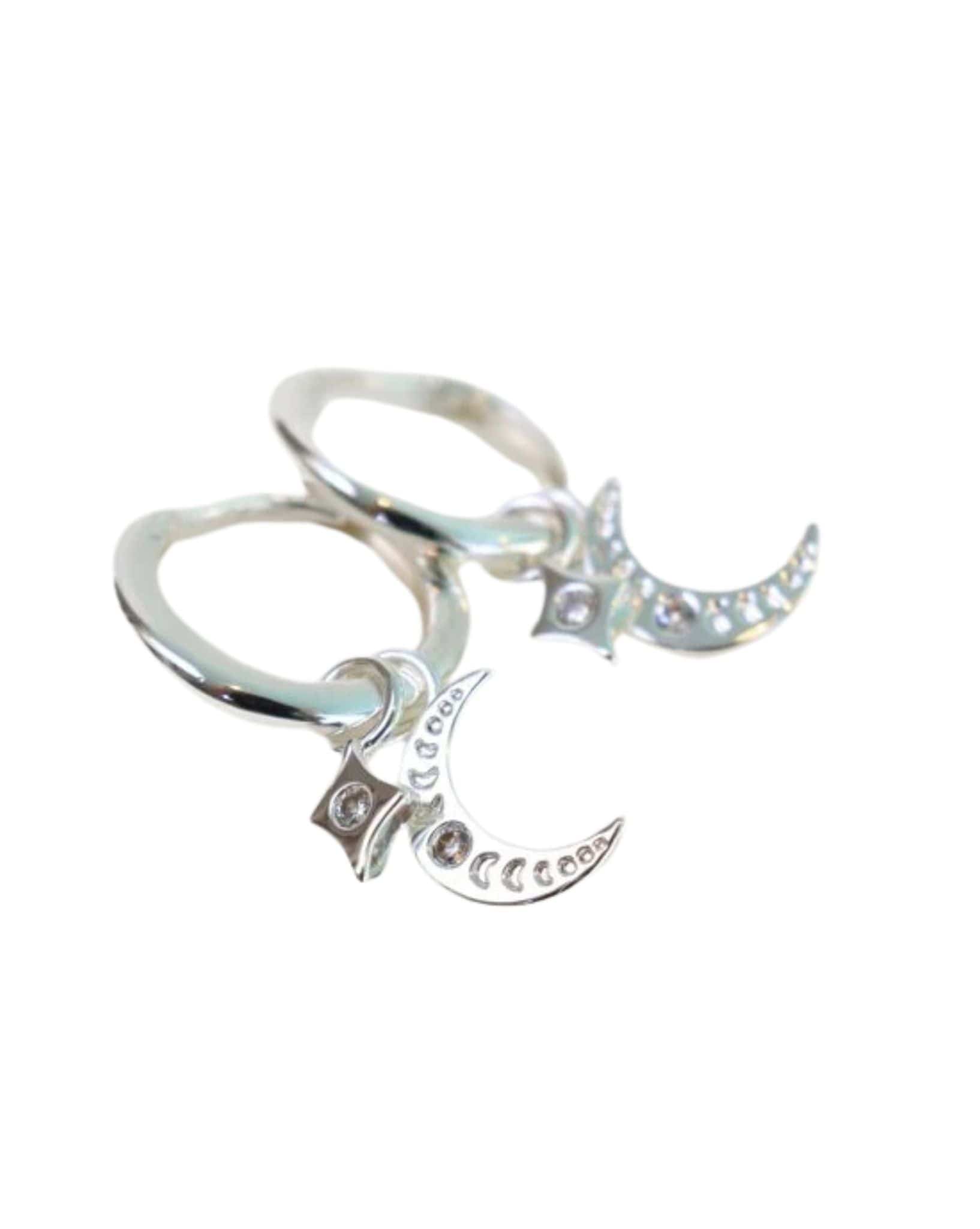 Love Lunamei Sparkle Earrings  - Silver