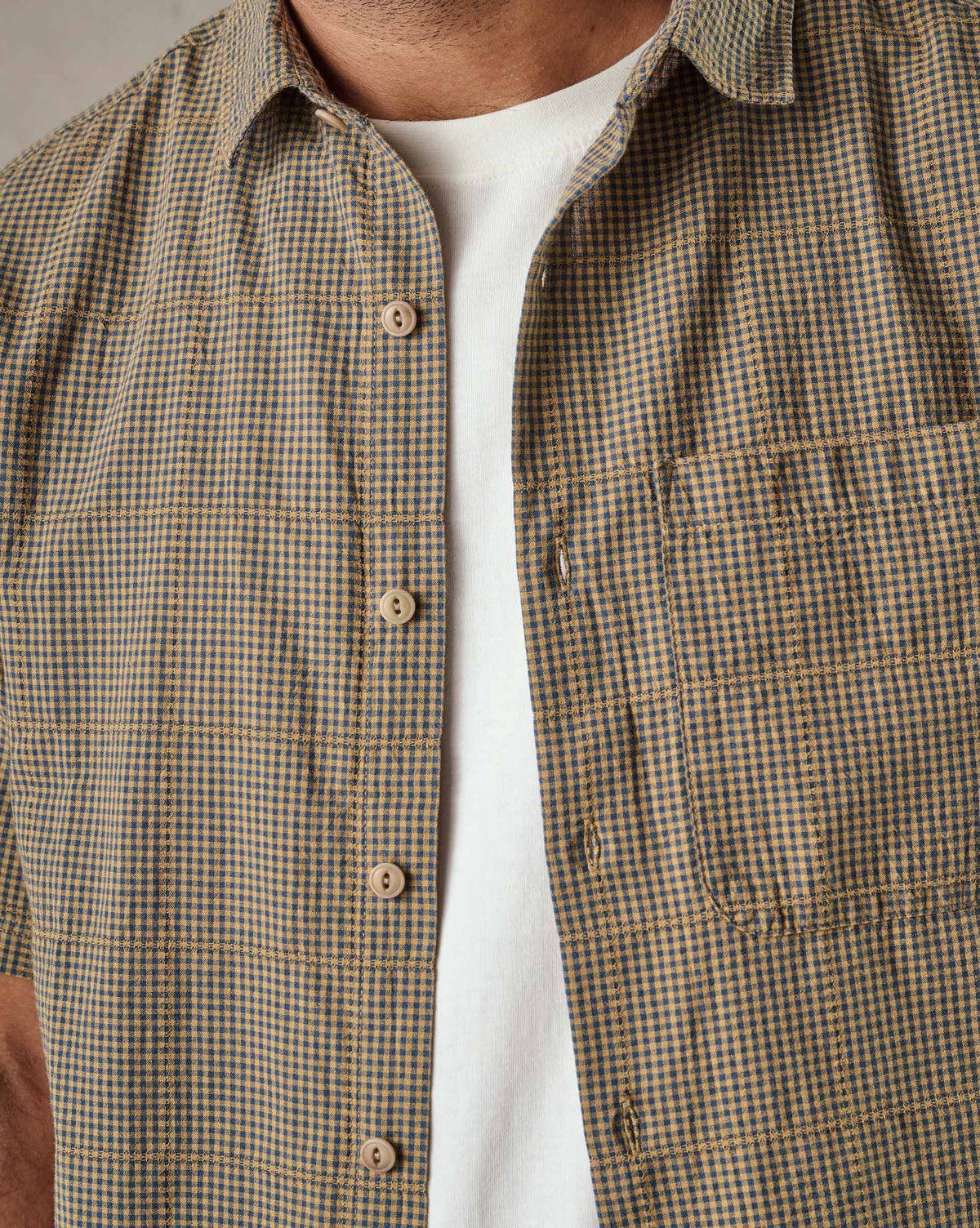 McTavish Button Up Shirt in Blue Multi, photo 6