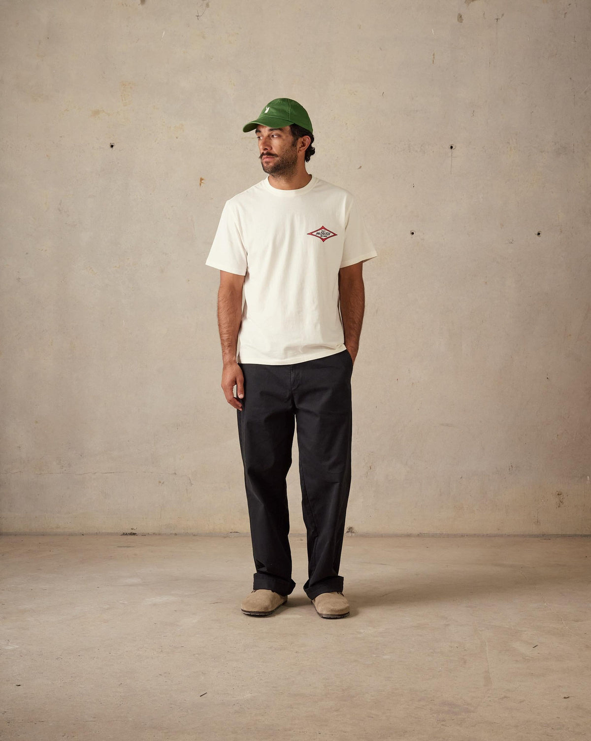 McTavish Stretch Chinos in Black