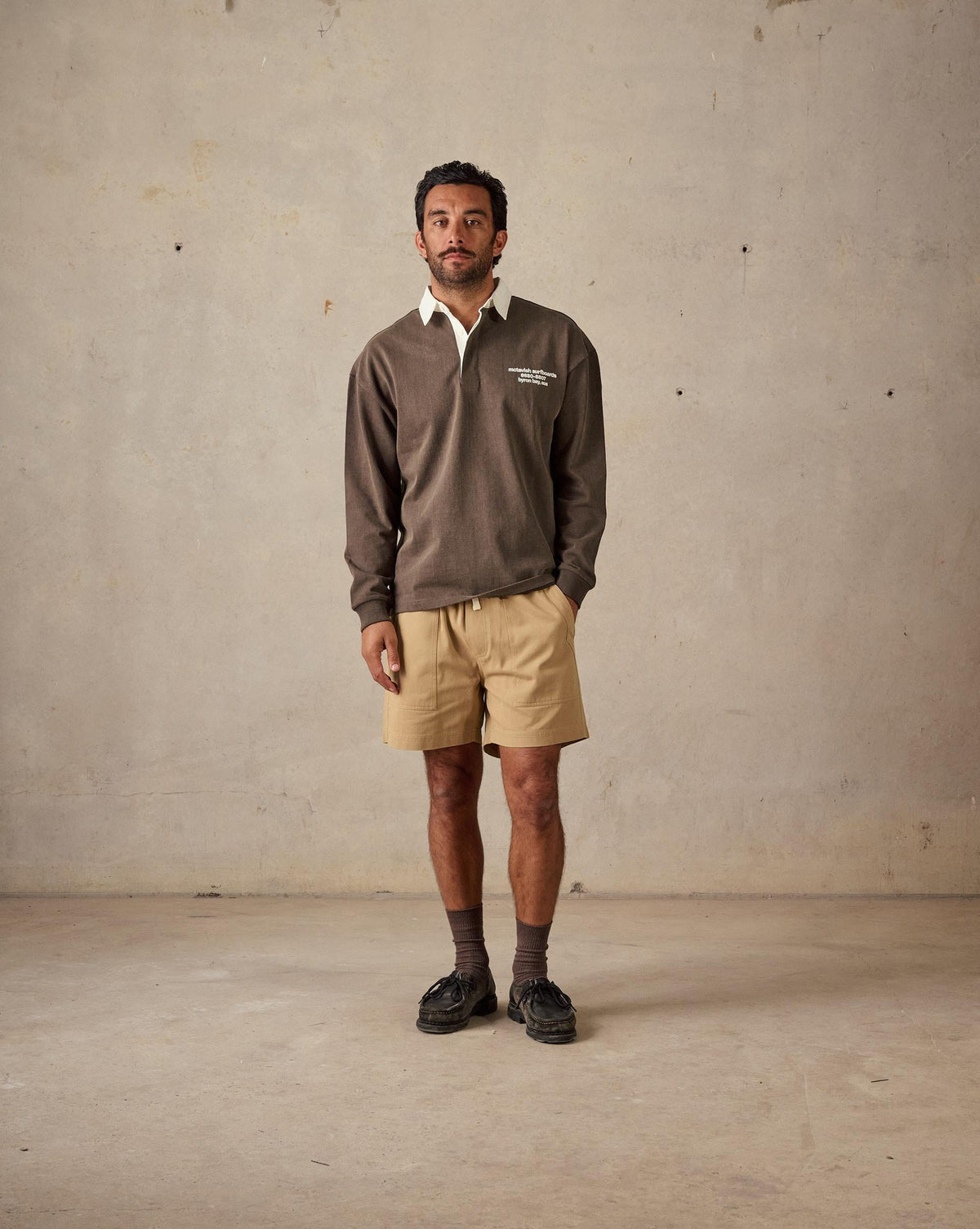 McTavish Twill Shorts in Tan