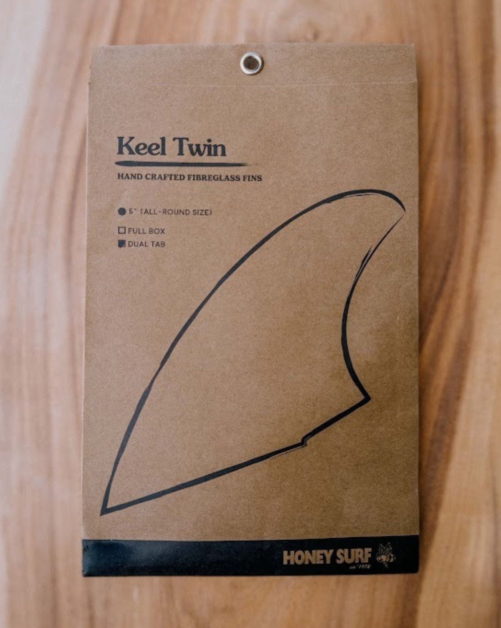 Natural Necessity Keel Twin Fin Set