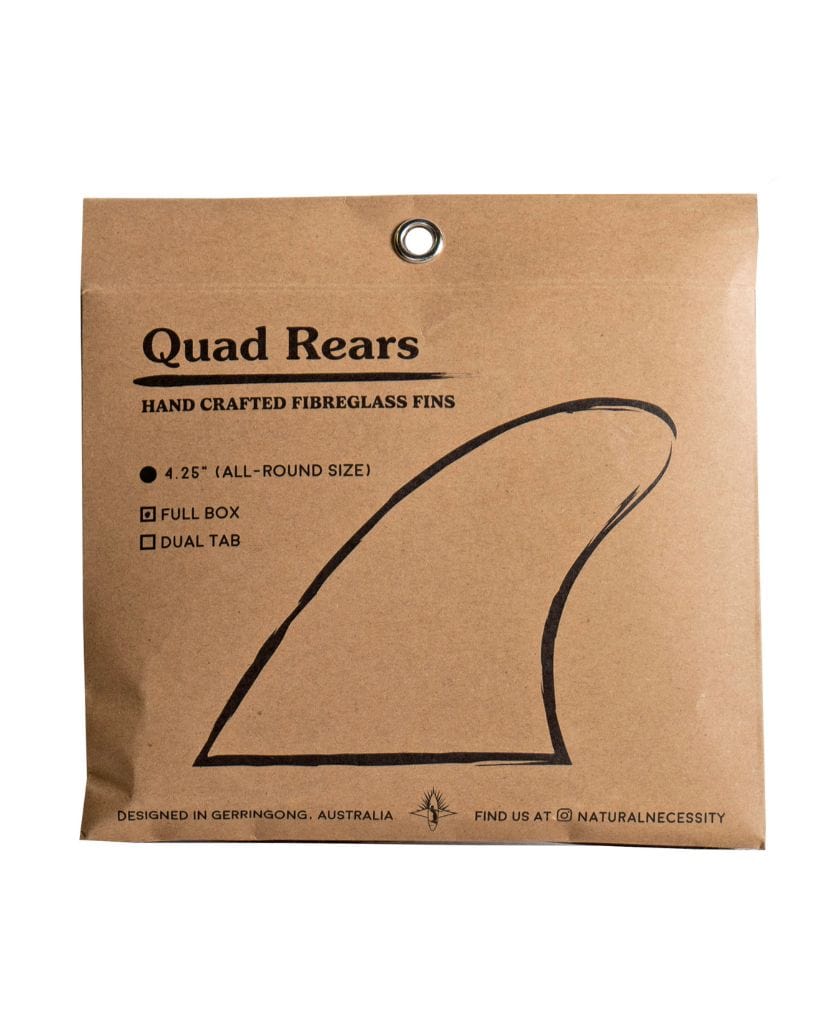 Natural Necessity Quad Rear Fin Set