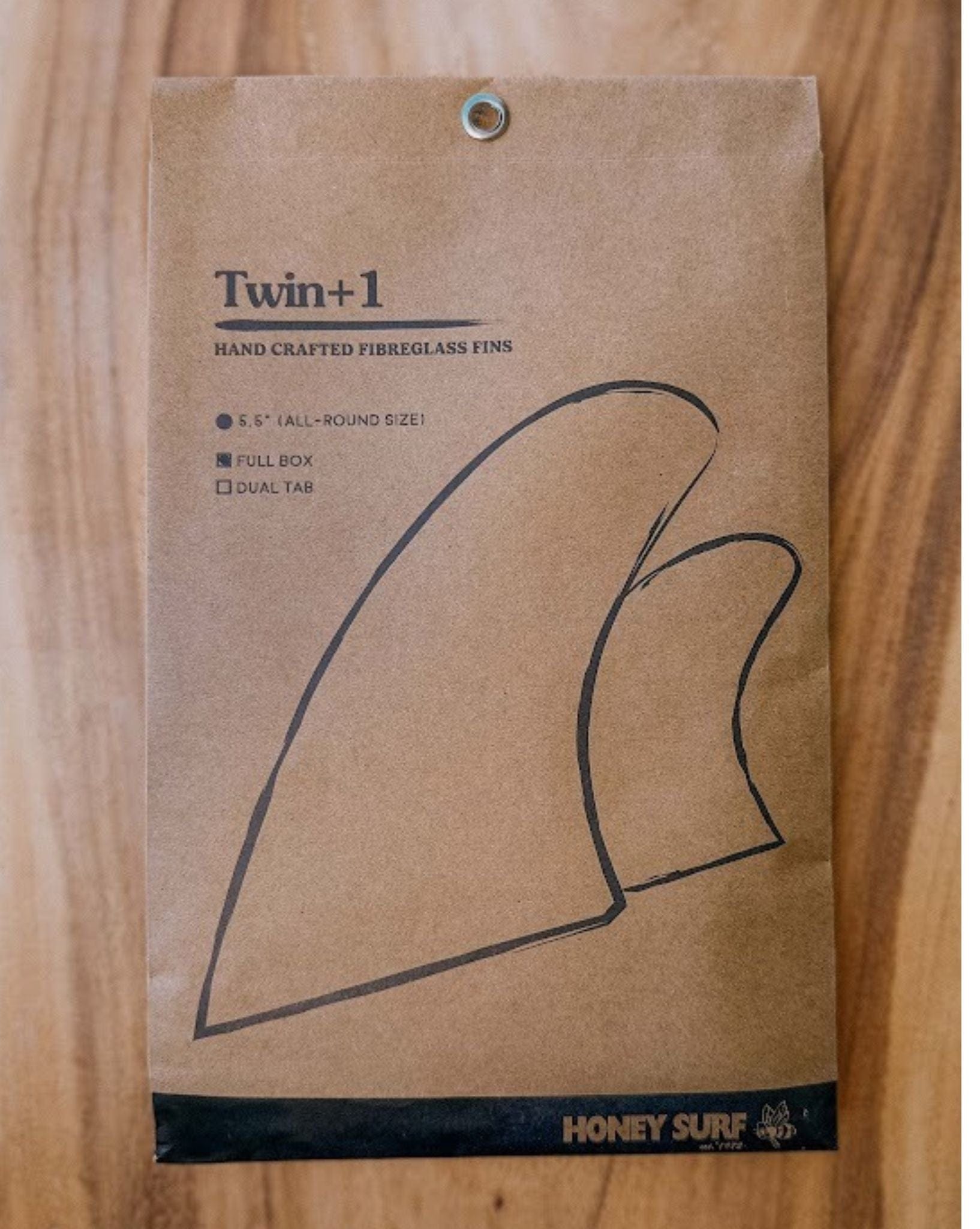 Natural Necessity Twin Fin + Trailer Fin Set