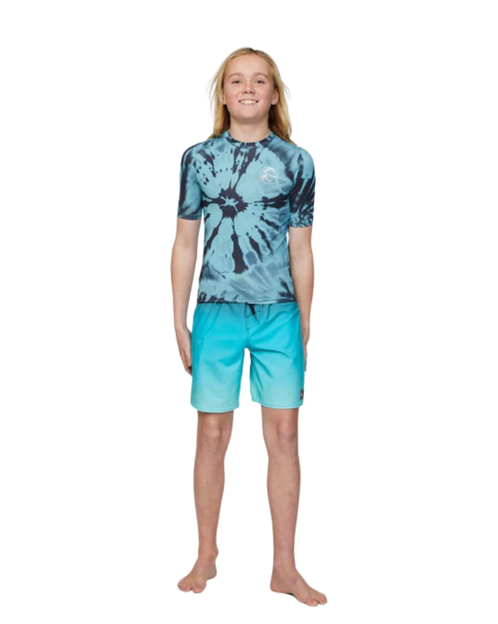 O'Neill Boy's Dopedye SS UV Surf Tee Rashie