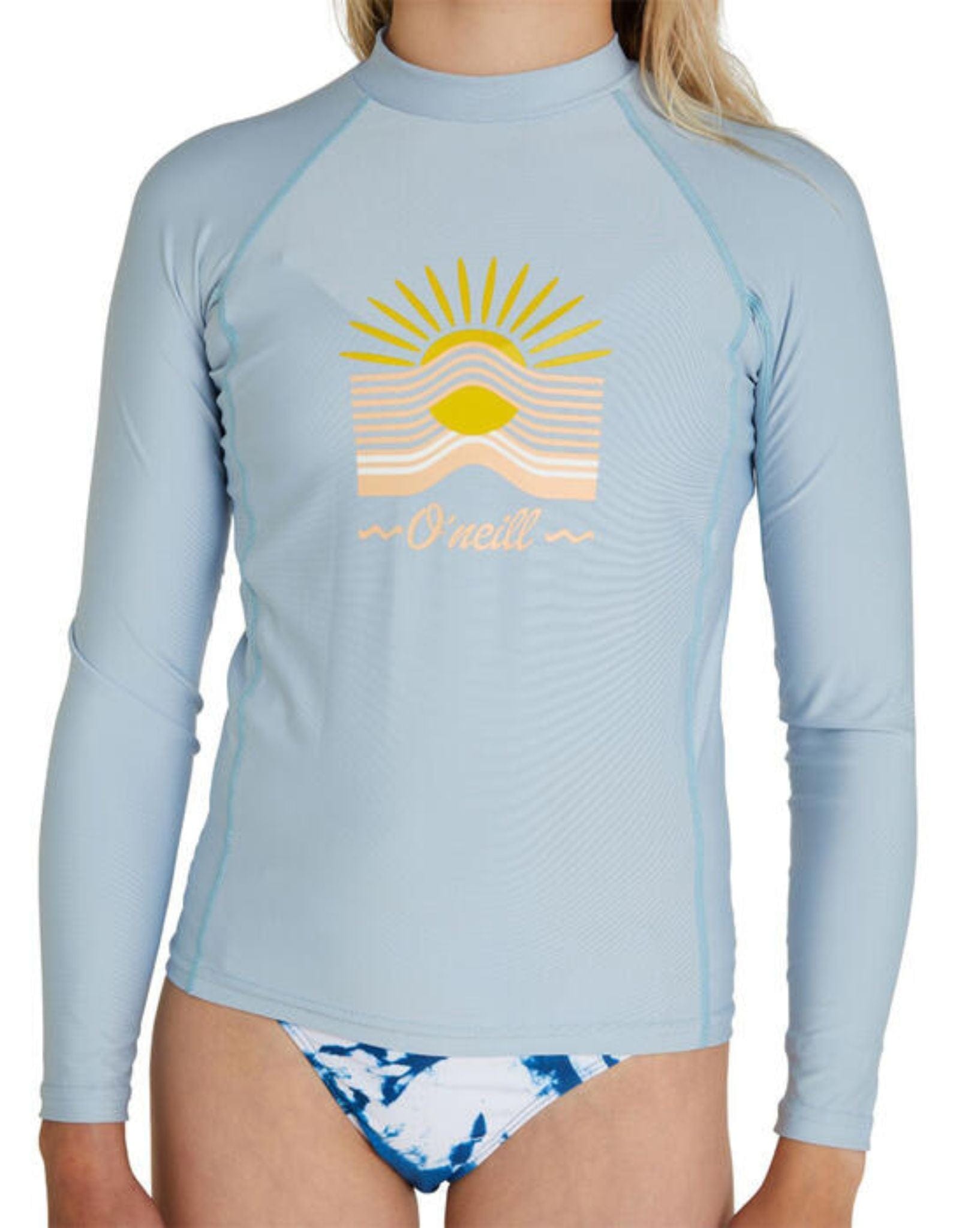 O'Neill Girls Basic Uv Skins Ls Crew