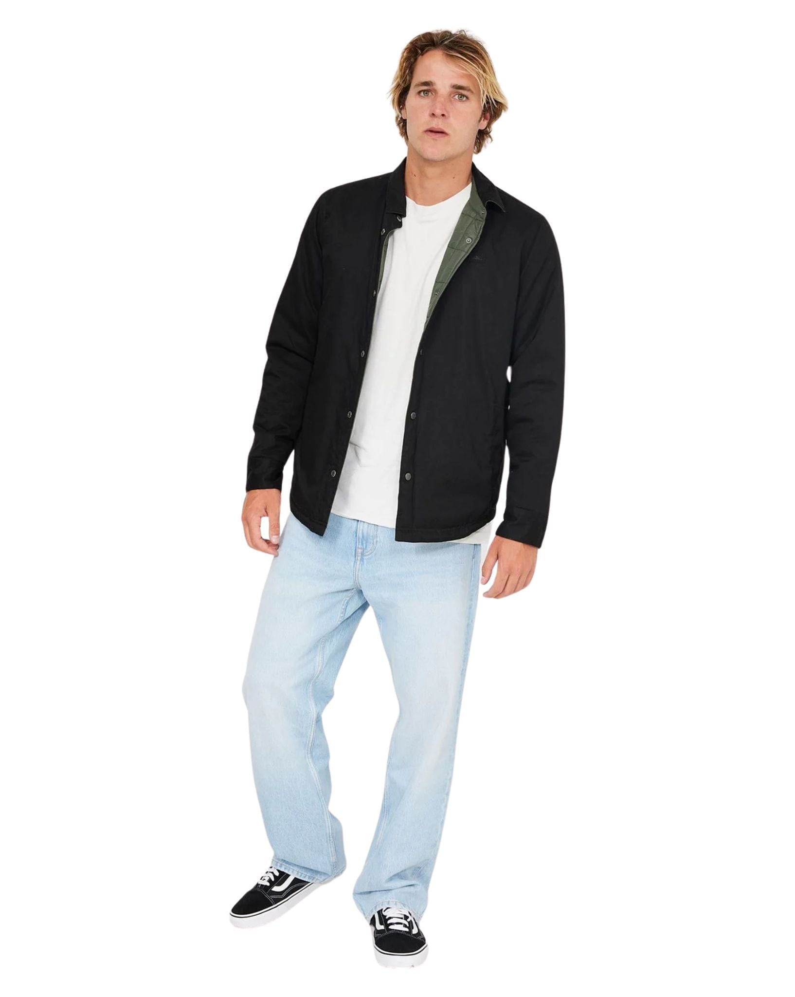 O'Neill Mens Zepher Reversible Jacket - Dark Olive