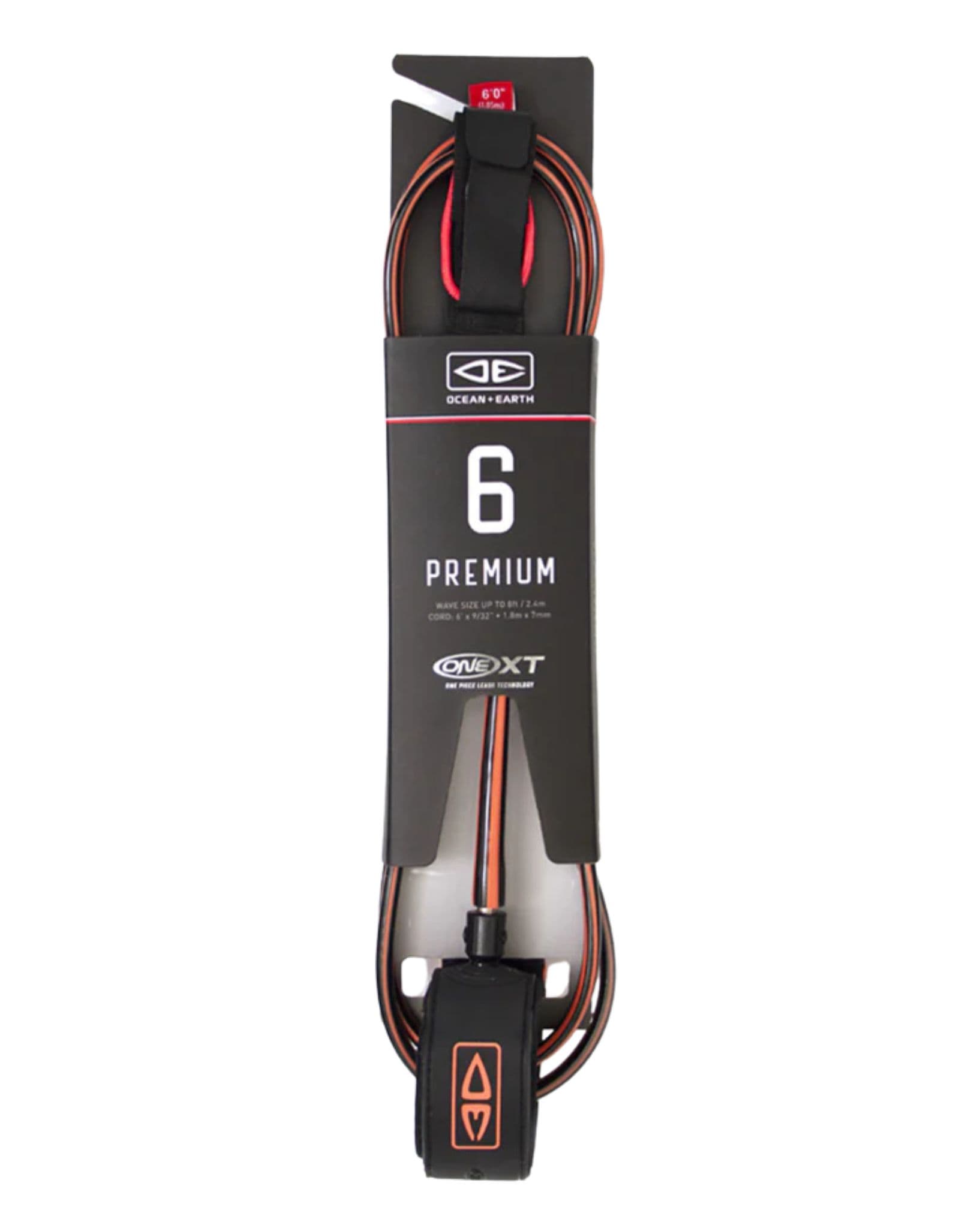 Ocean and Earth 6'0 Premium One XT Leash