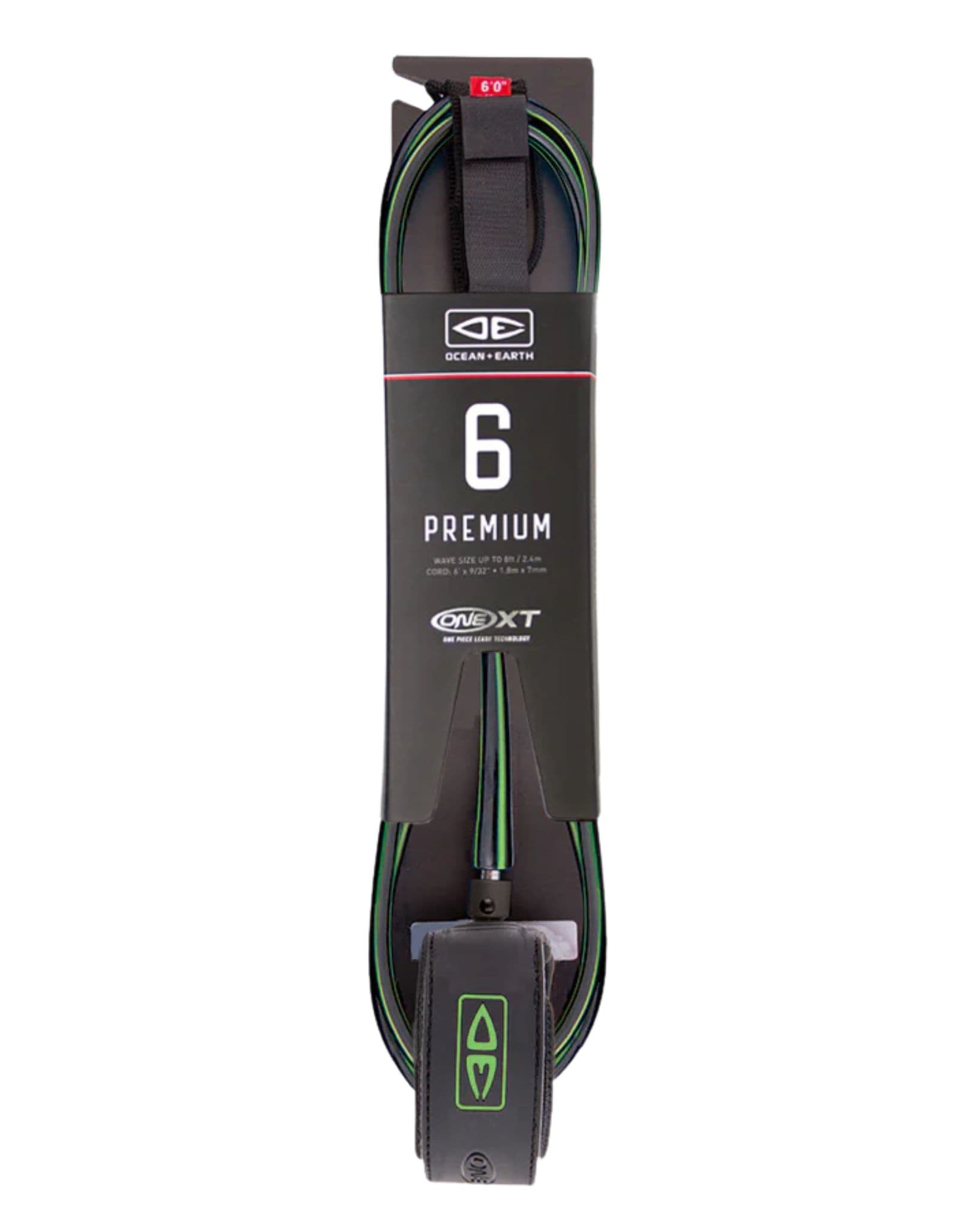 Ocean and Earth 6'0 Premium One XT Leash