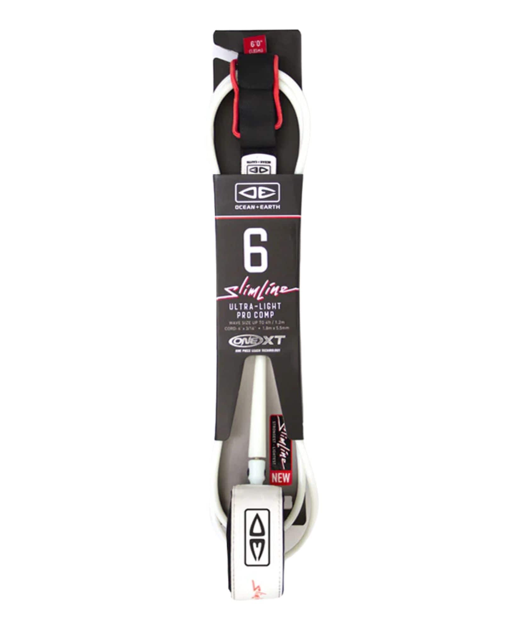 Ocean and Earth 6'0 Slimline Lightweight Comp One-XT Leash