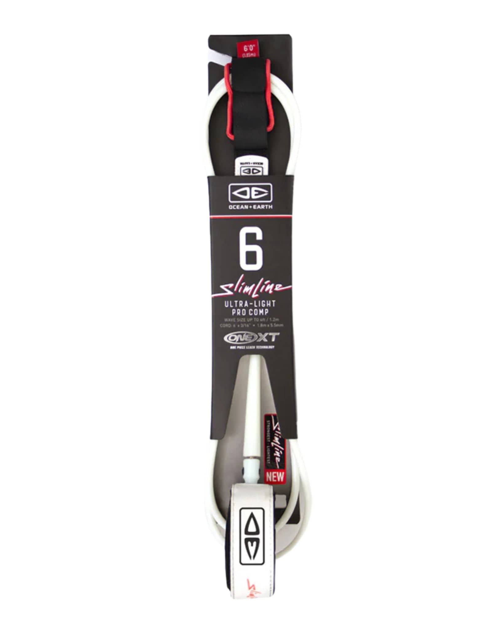 Ocean and Earth 6'0 Slimline Pro One-XT Leash