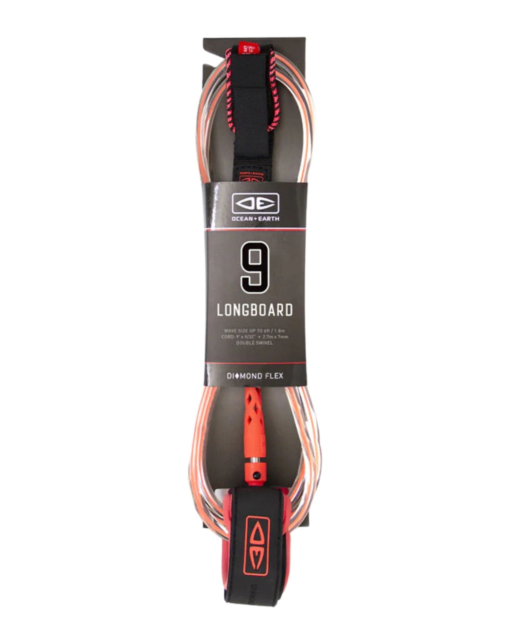 Ocean and Earth 9'0 Regular Moulded Longboard Leash