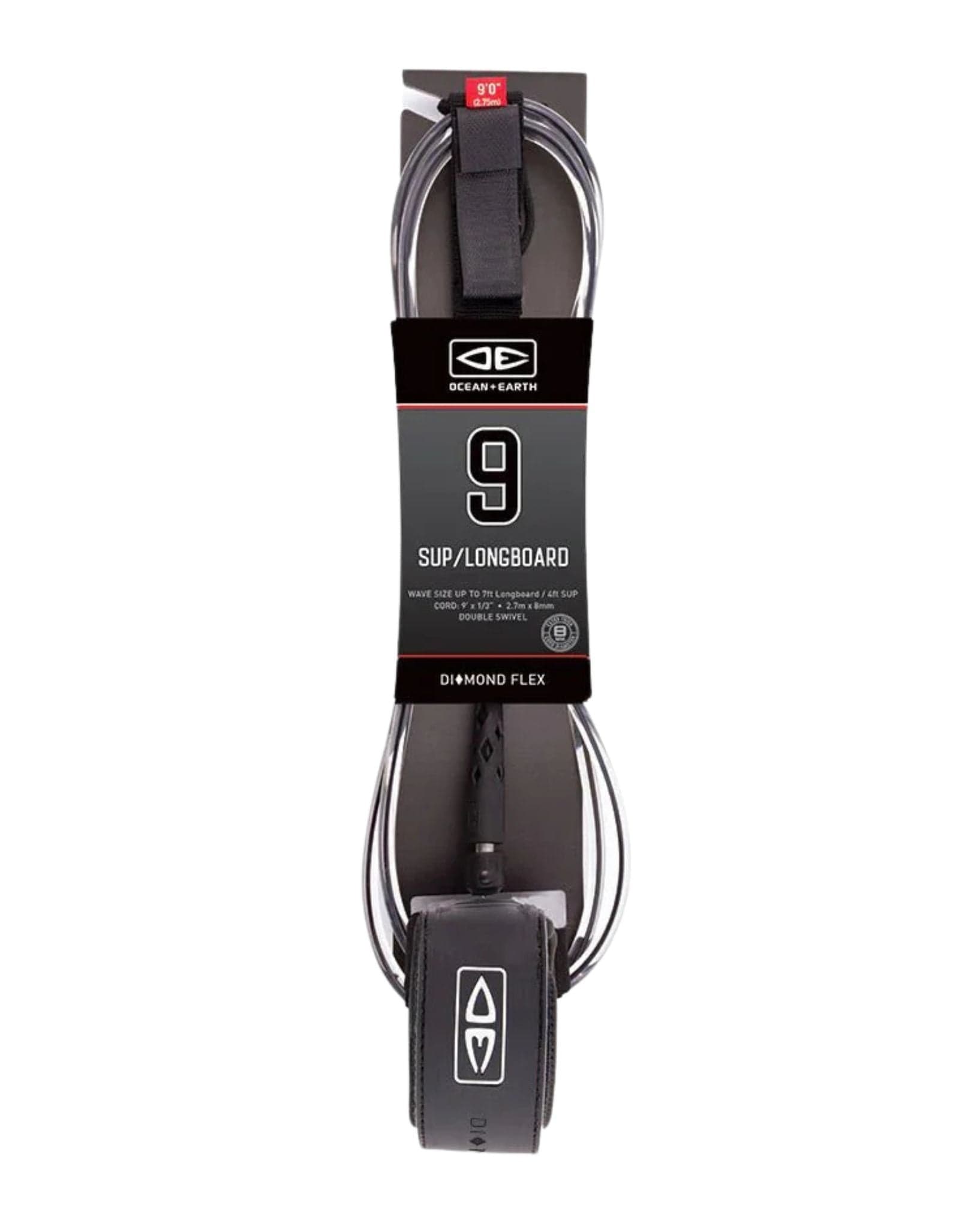 Ocean and Earth 9'0 Regular Moulded Longboard Leash