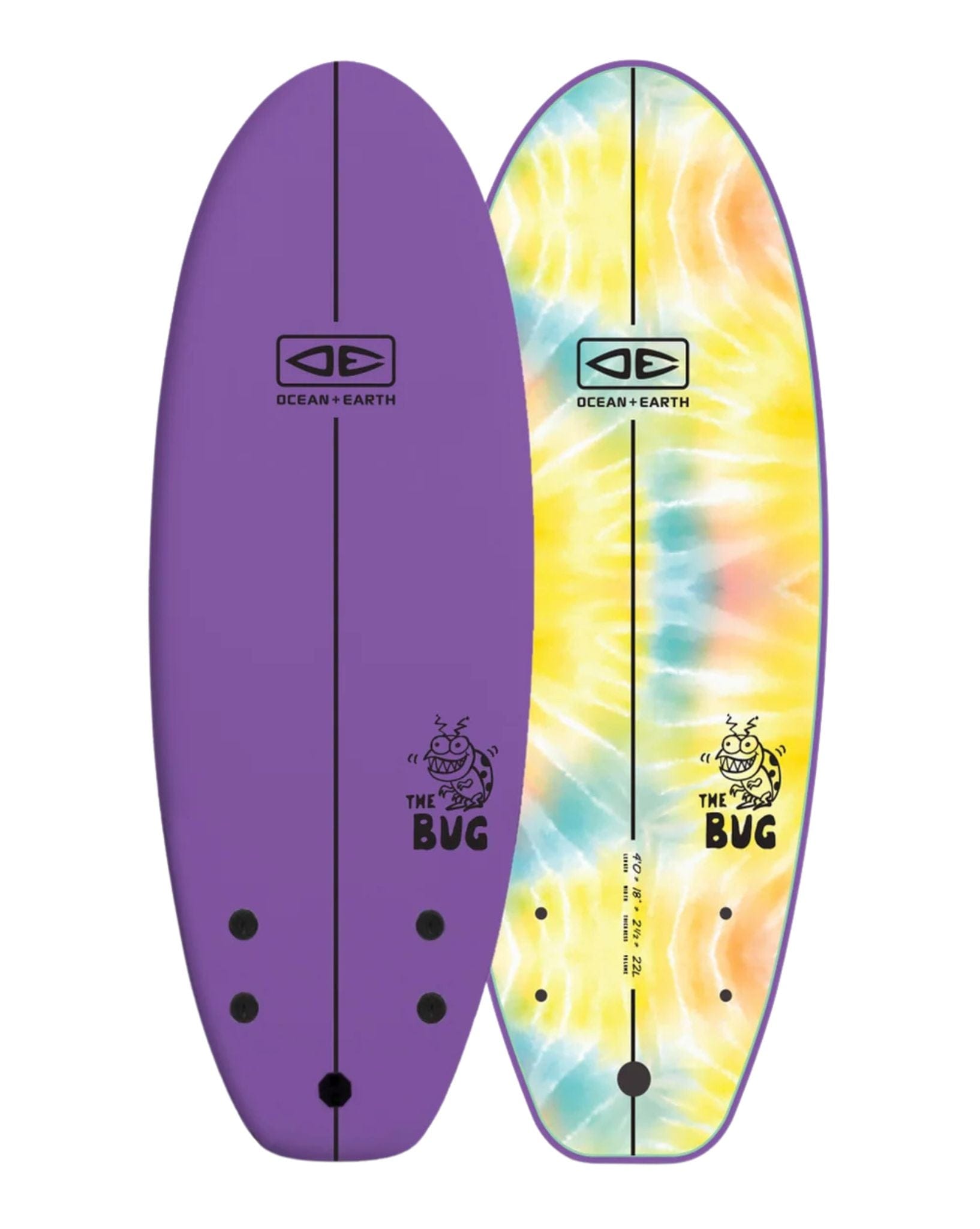 Ocean and Earth Bug Softboard 4'0