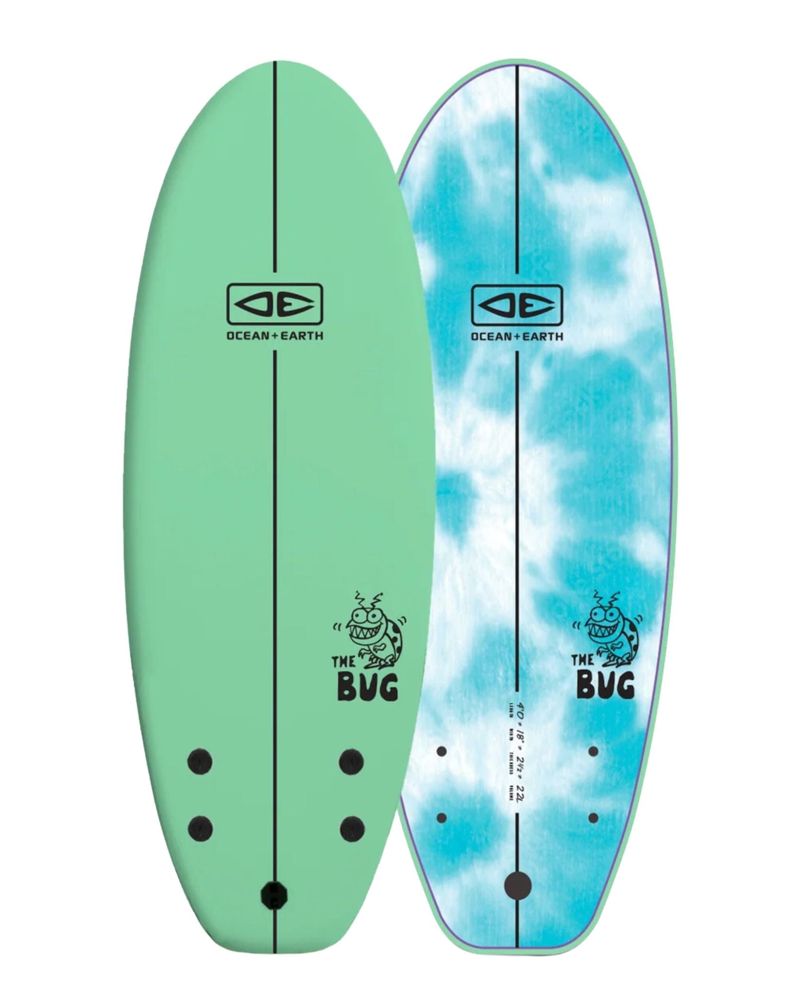 Ocean and Earth Bug Softboard 4'0