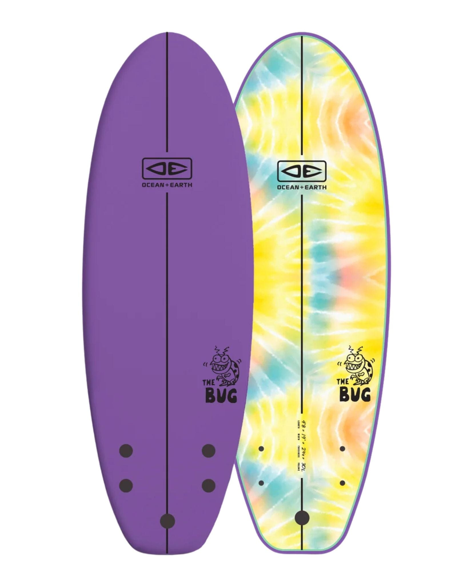 Ocean and Earth Bug Softboard 4'8