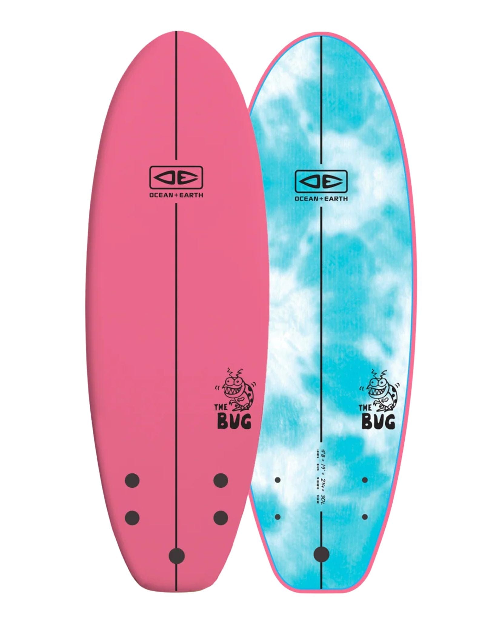 Ocean and Earth Bug Softboard 4'8