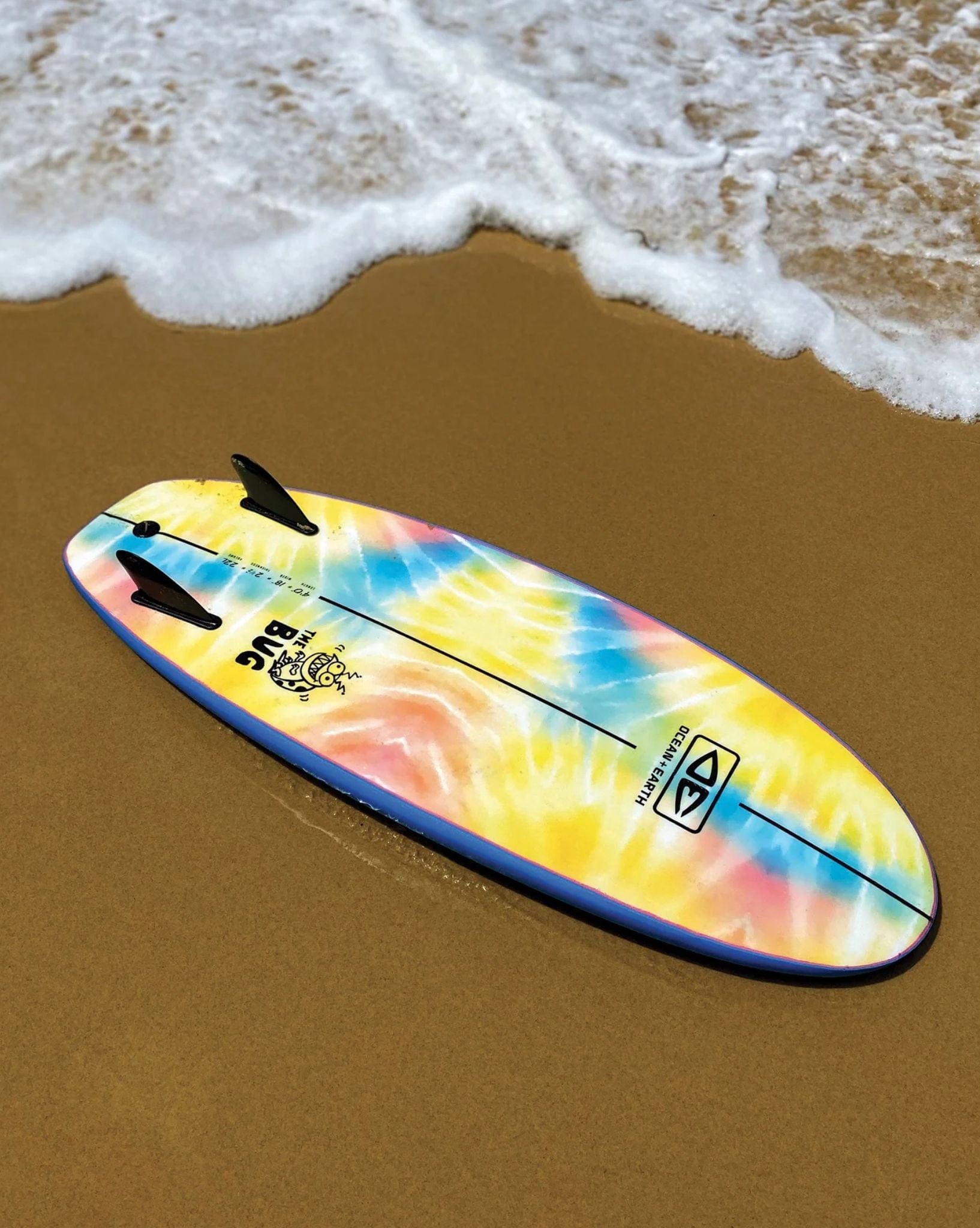 Ocean and Earth Bug Softboard 4'8