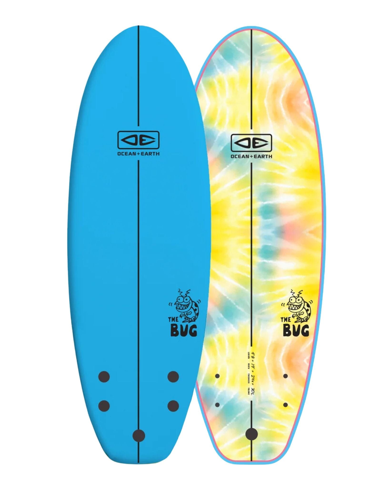 Ocean and Earth Bug Softboard 4'8
