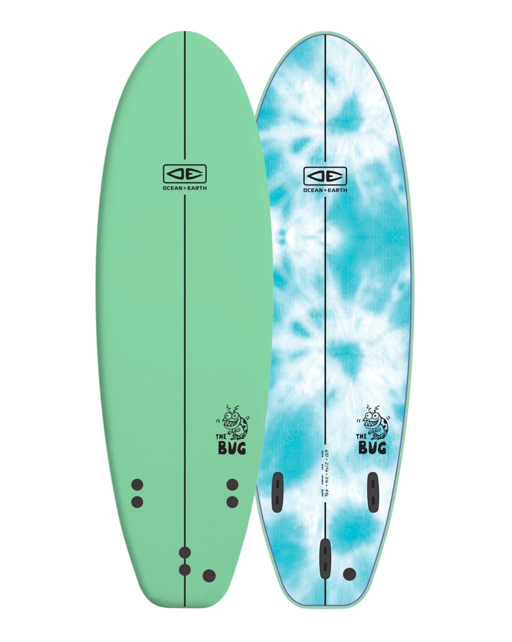 Ocean and Earth Bug Softboard 6'0