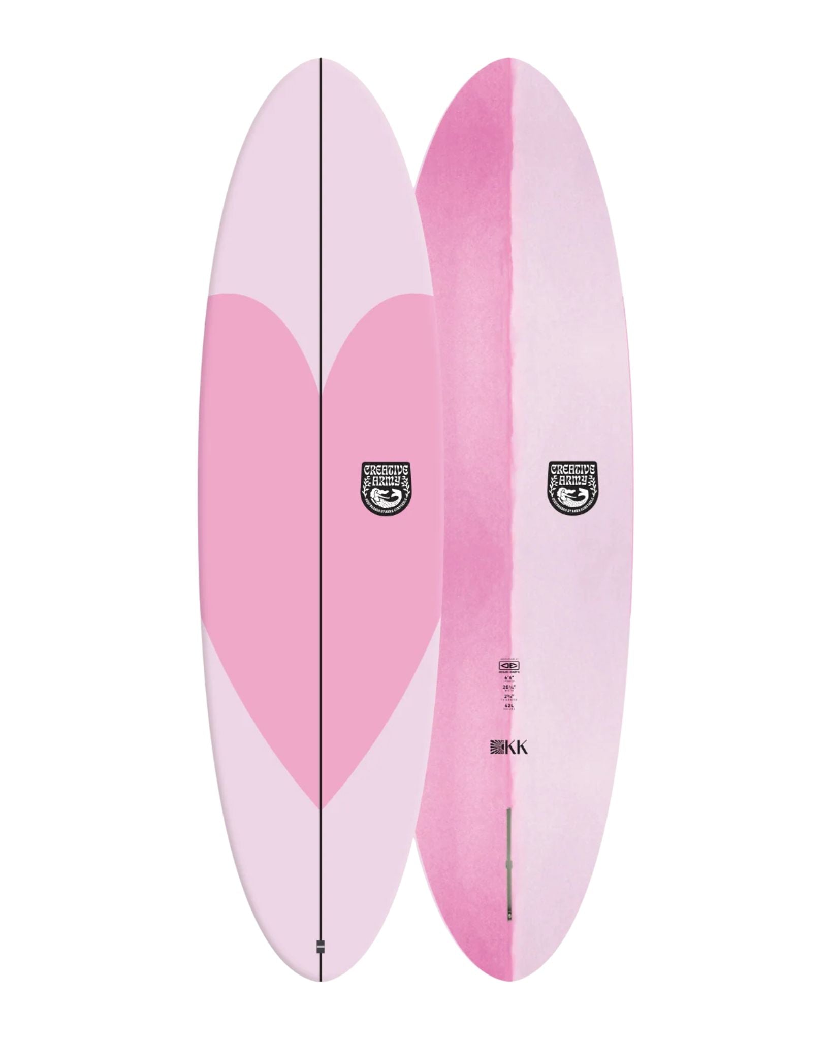 Ocean and Earth C-Army KK Mid length Epoxy Softboard 6'6