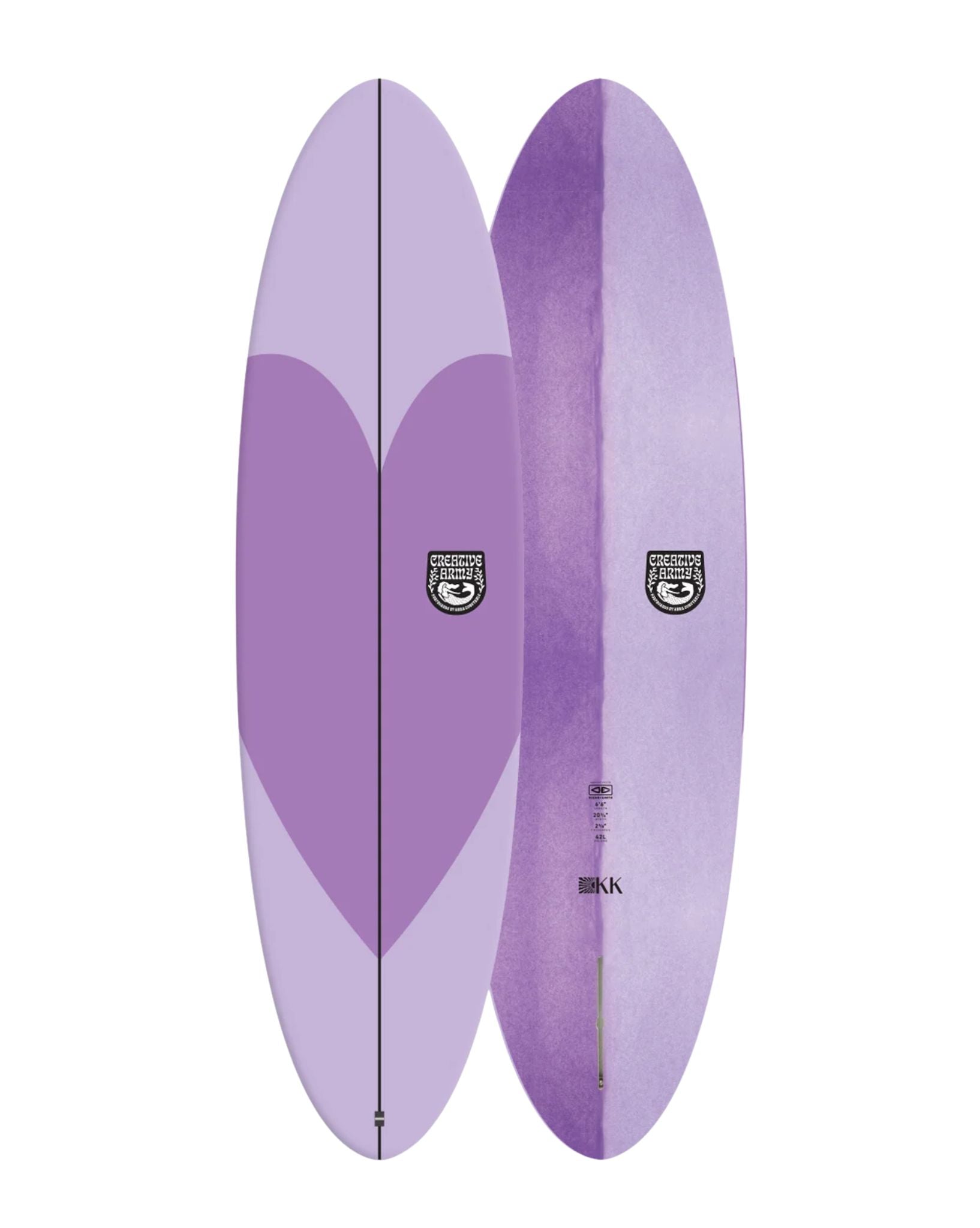 Ocean and Earth C-Army KK Mid length Epoxy Softboard 6'6