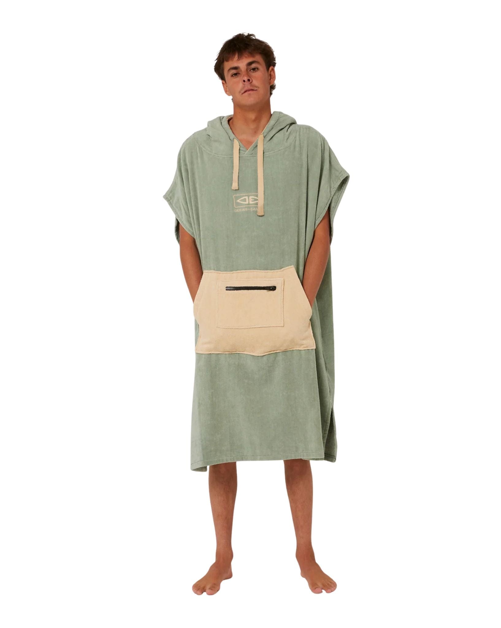 Ocean and Earth Daybreak Hooded Poncho