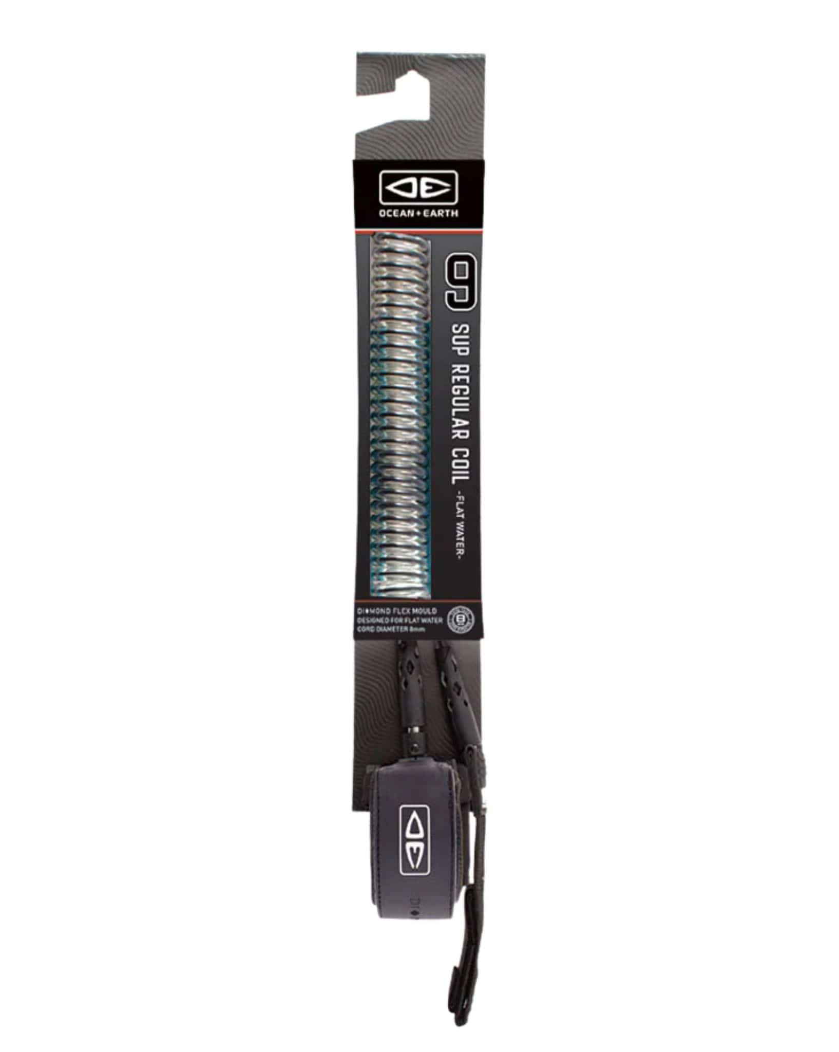 Ocean and Earth Diamond Flex SUP Coil Regular - 9ft