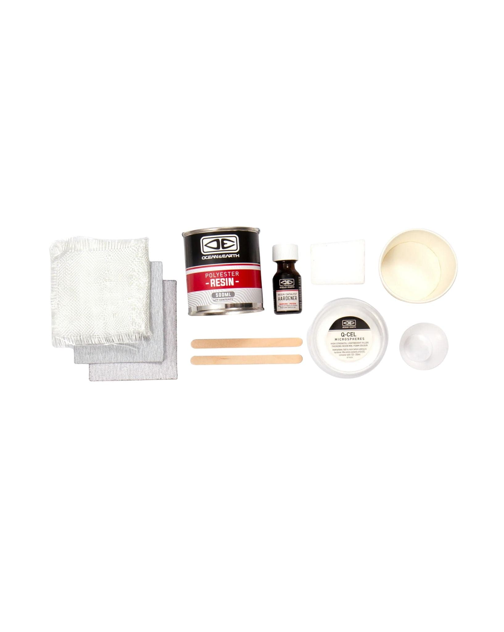 Ocean and Earth Fiberglass Surfboard Repair Kit
