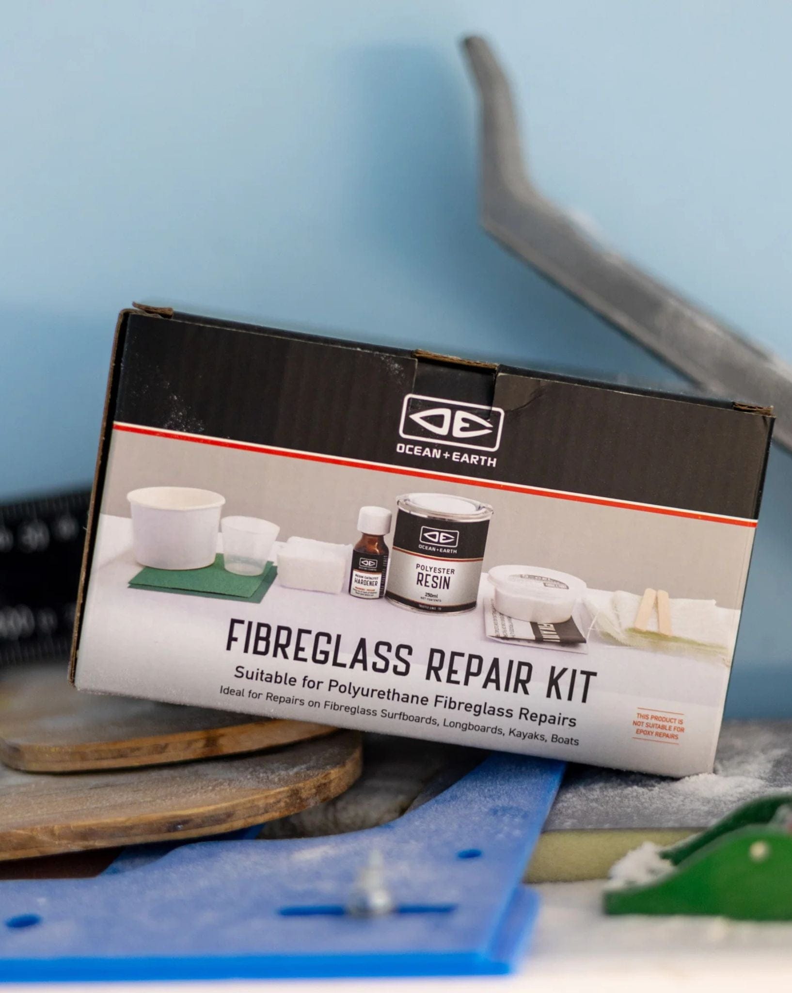 Ocean and Earth Fiberglass Surfboard Repair Kit