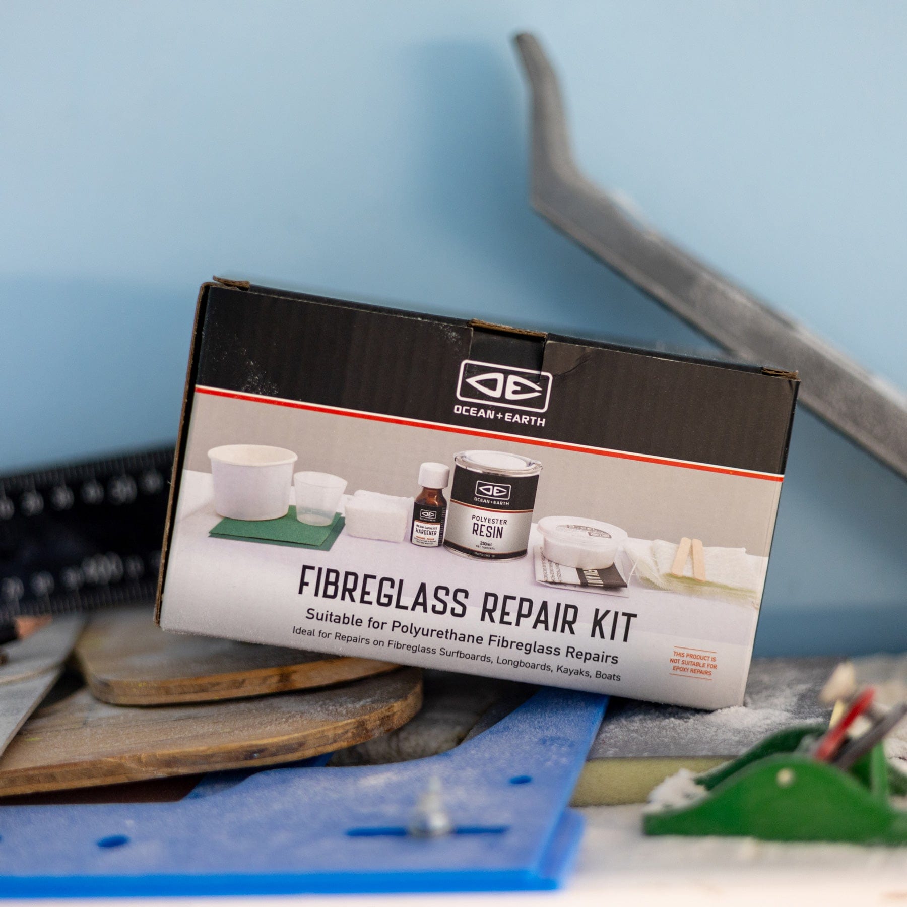 Ocean and Earth Fibreglass Surfboard Repair Kit