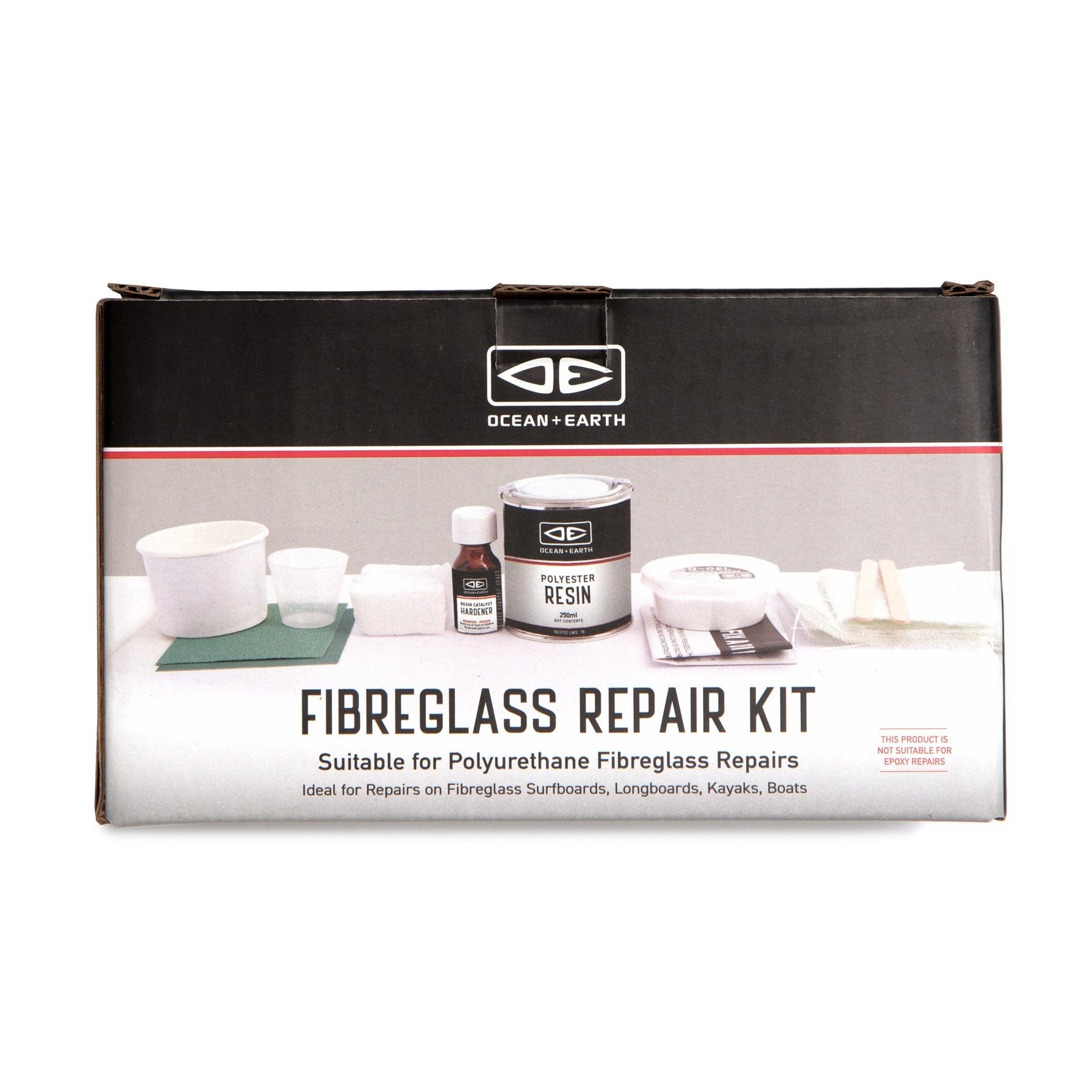 Ocean and Earth Fibreglass Surfboard Repair Kit