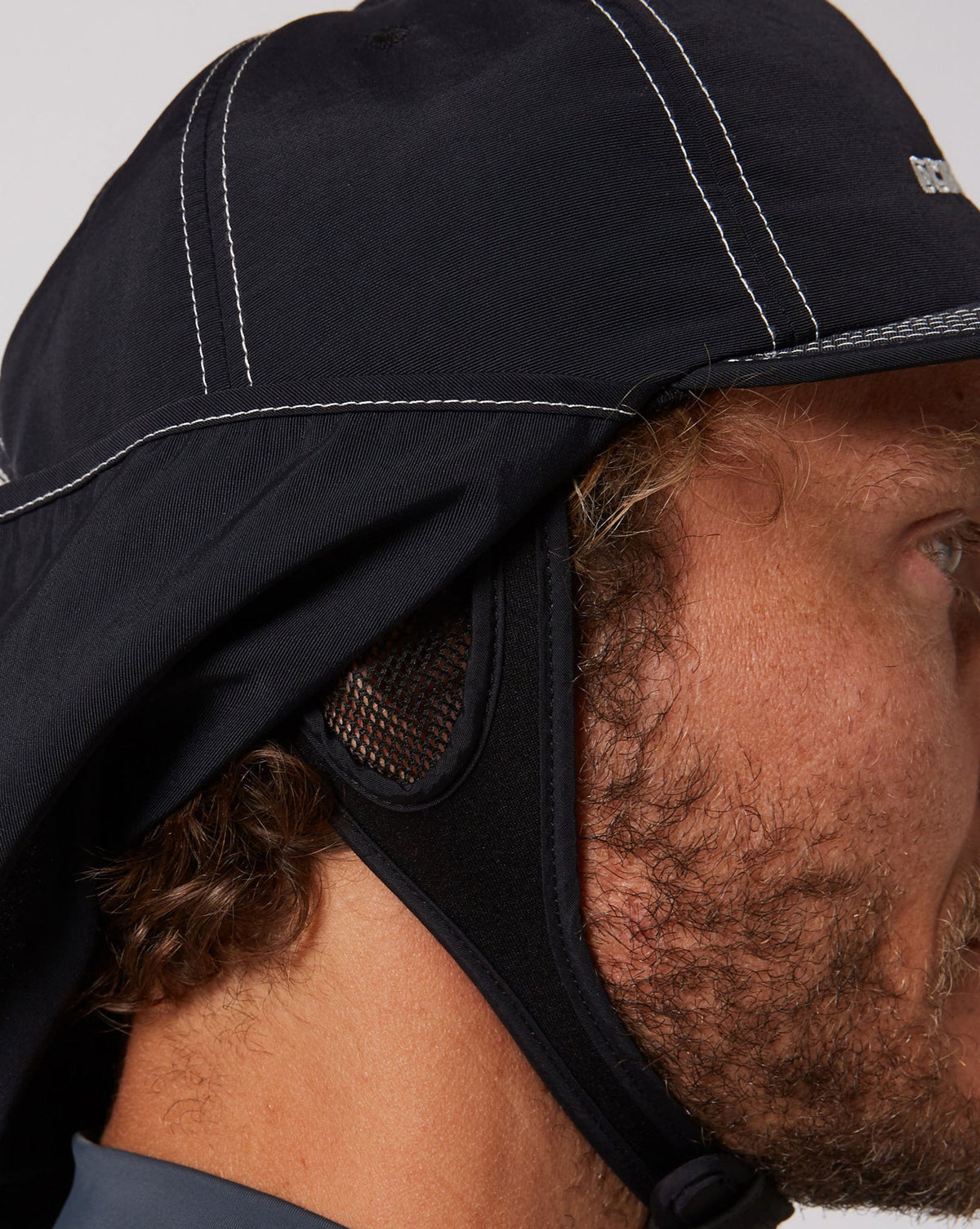 Ocean and Earth G-Land Legionnaire Surf Cap in Black, photo 19
