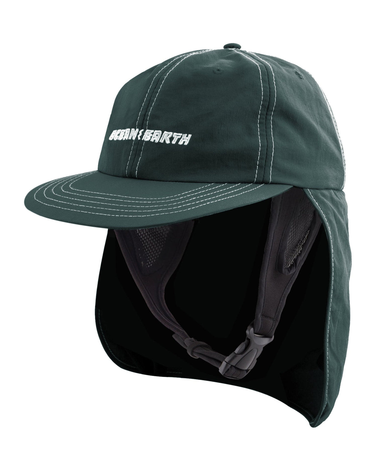 Ocean and Earth G-Land Legionnaire Surf Cap in Forest