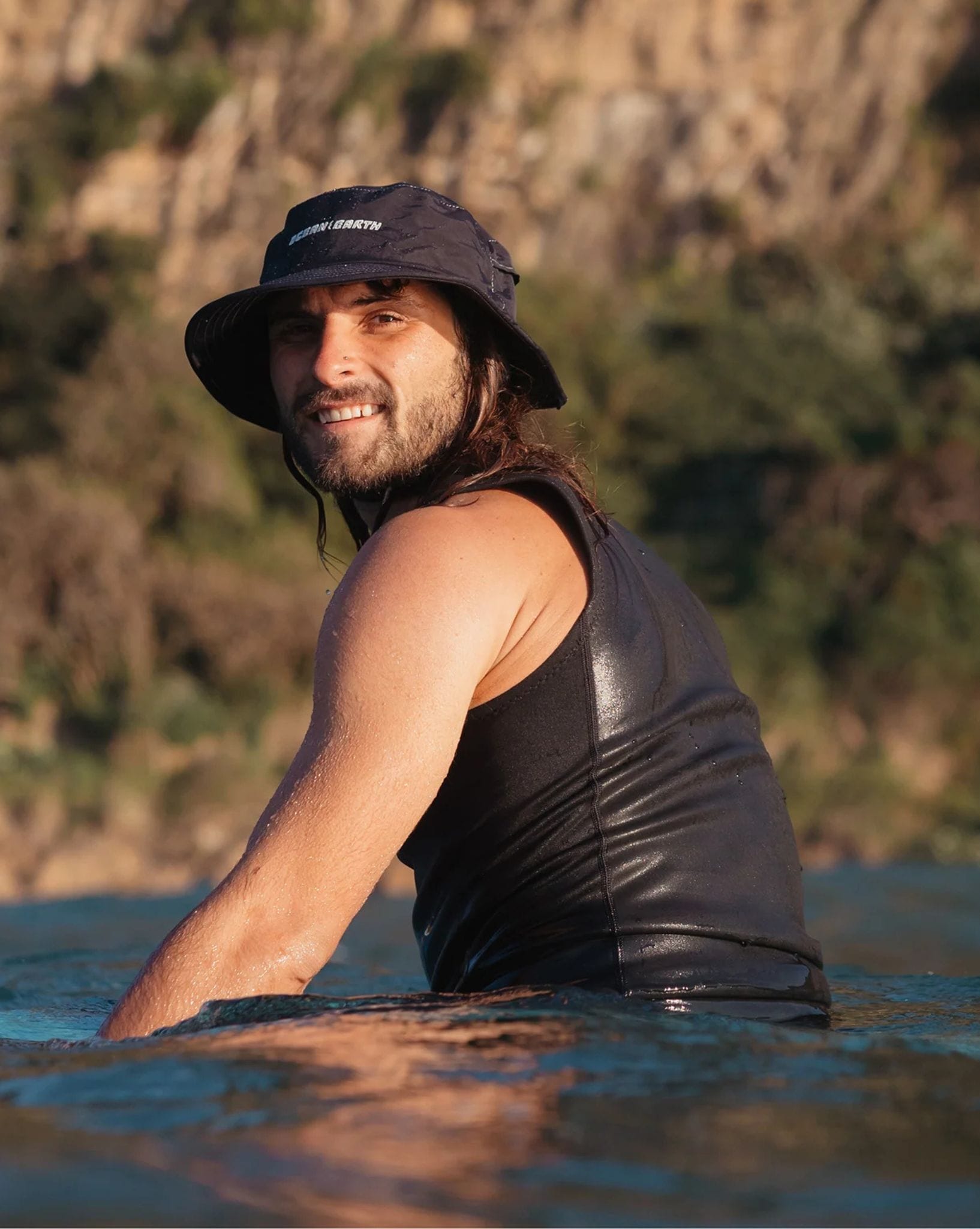 Ocean and Earth G-Land Soft Peak Surf Hat