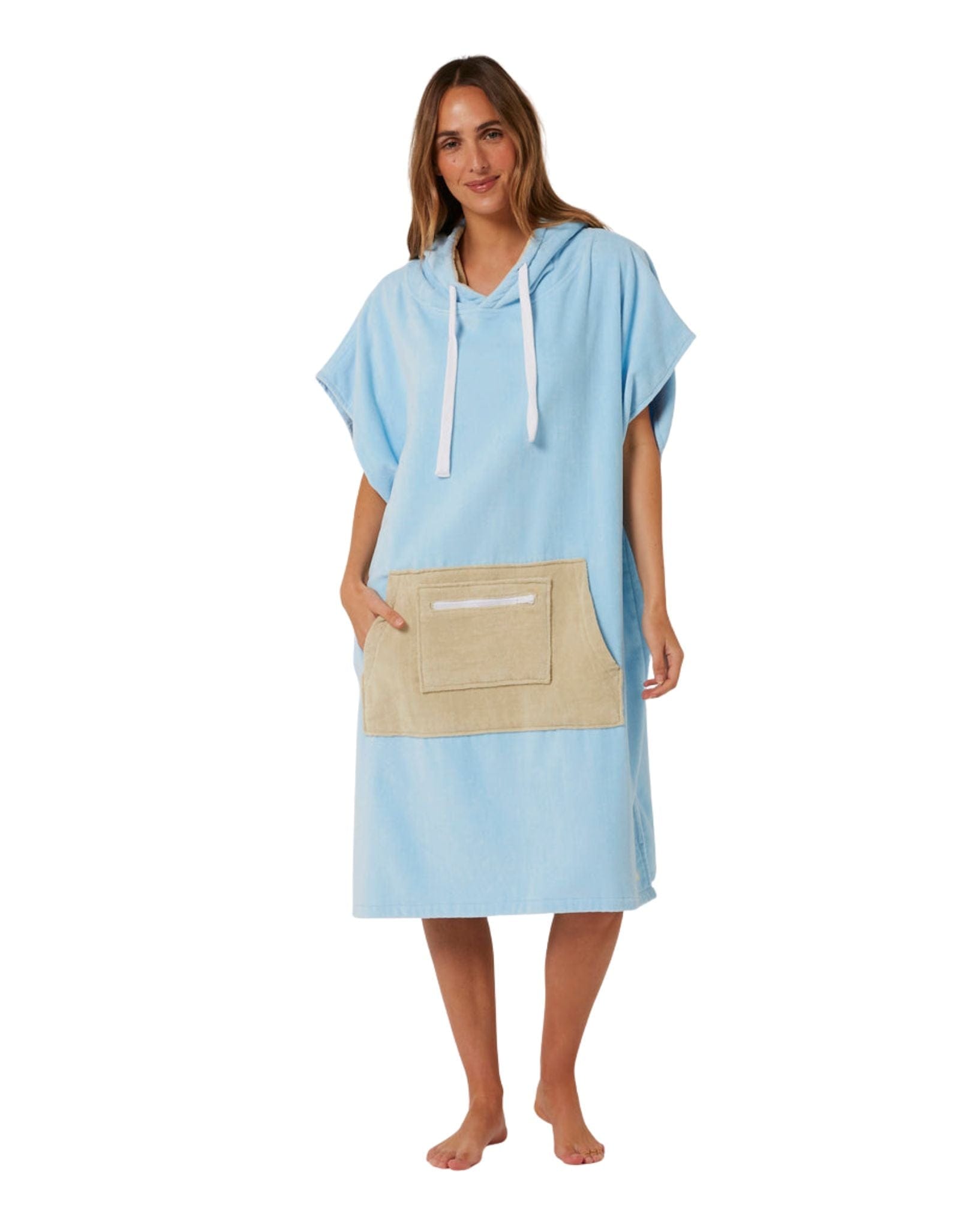 Ocean and Earth Ladies Day Dream Hooded Poncho