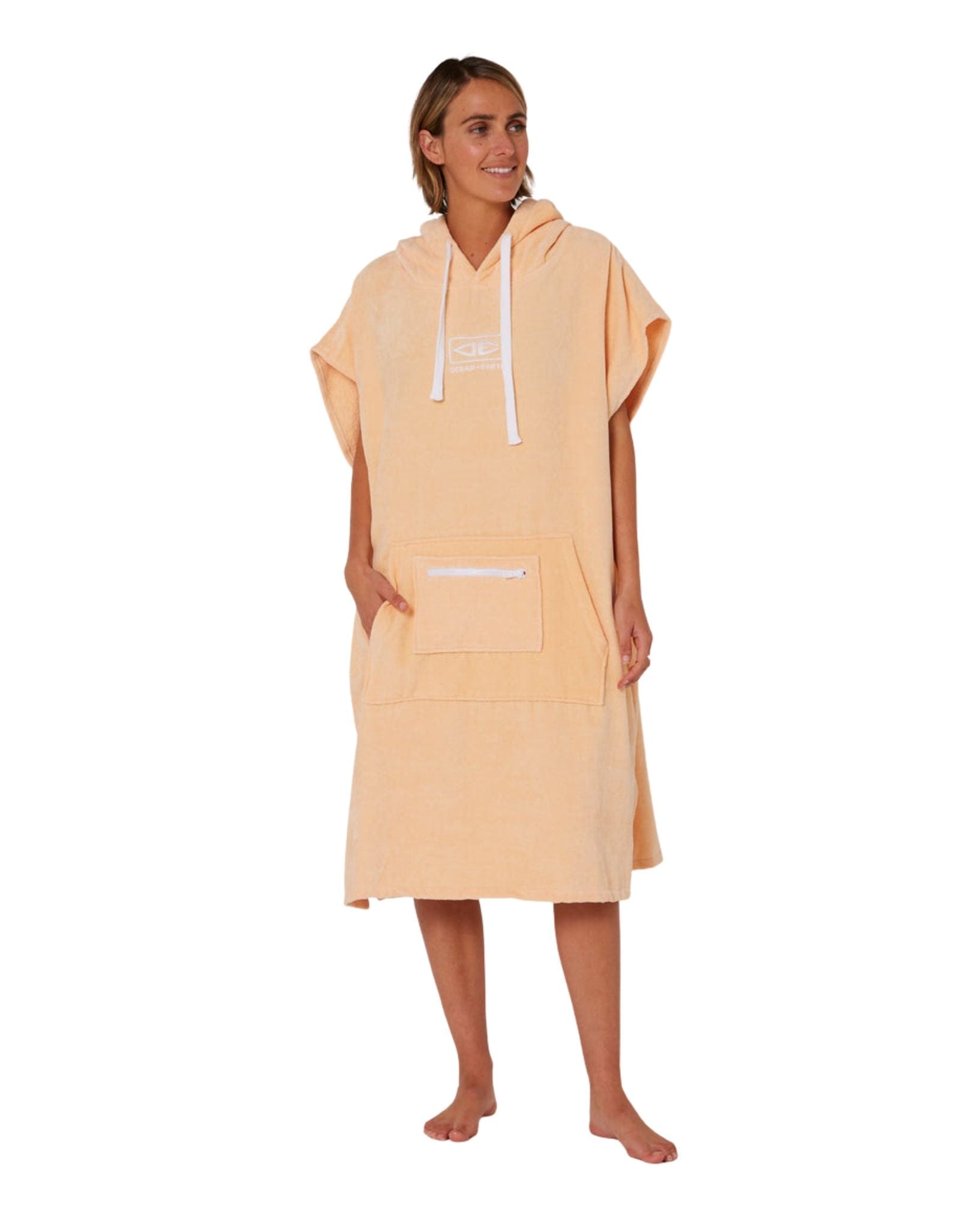 Ocean and Earth Ladies Hooded Poncho