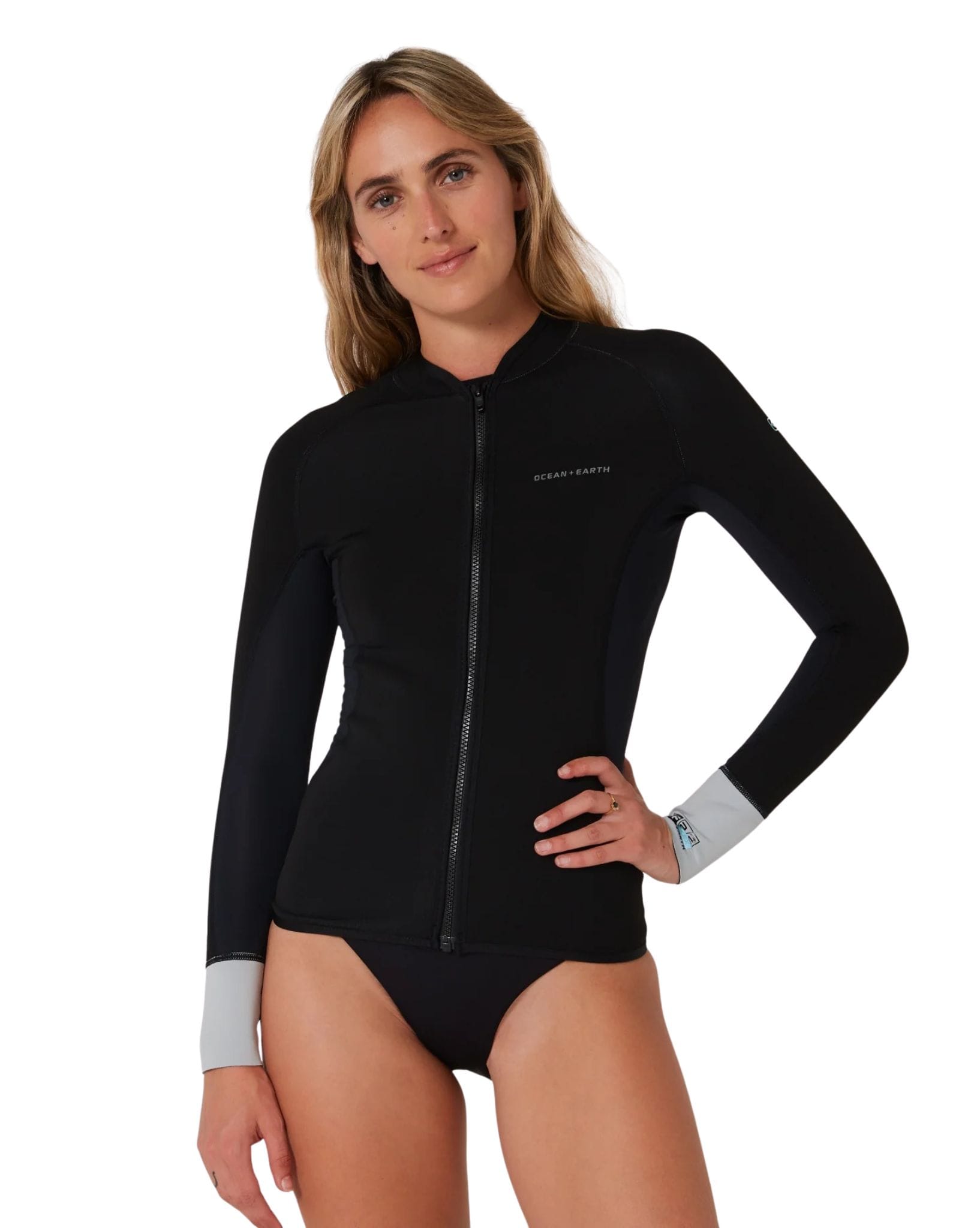 Ocean and Earth Ladies Long Sleeve Front Zip Paddle Vest