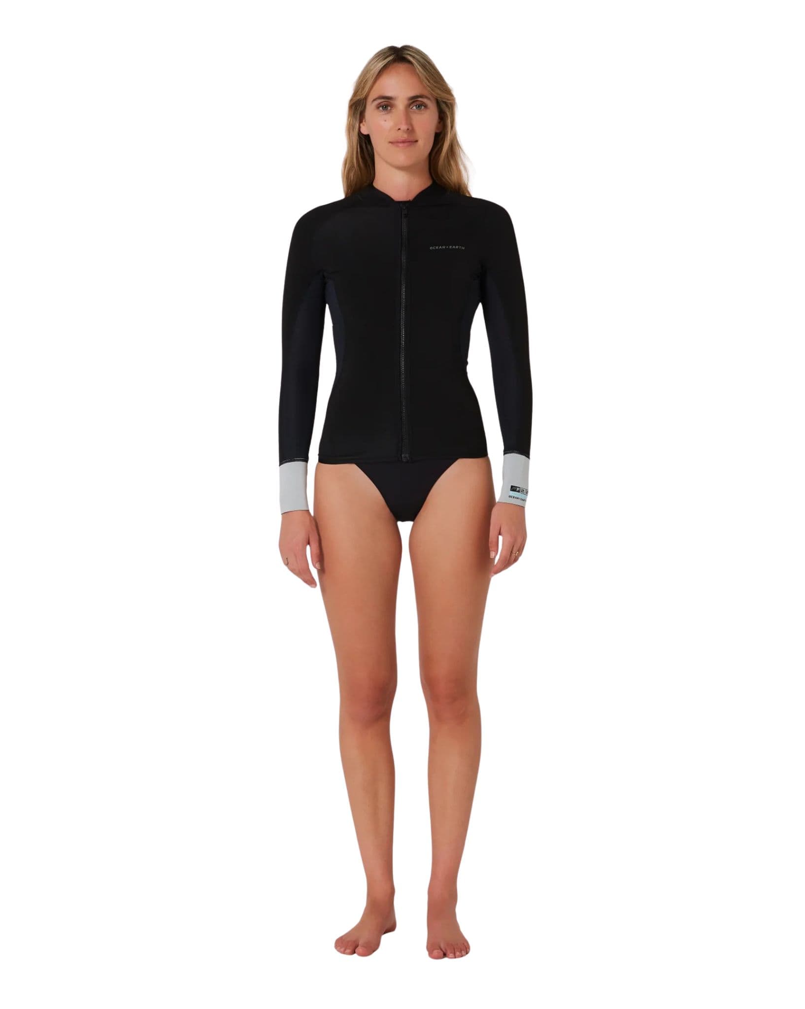 Ocean and Earth Ladies Long Sleeve Front Zip Paddle Vest