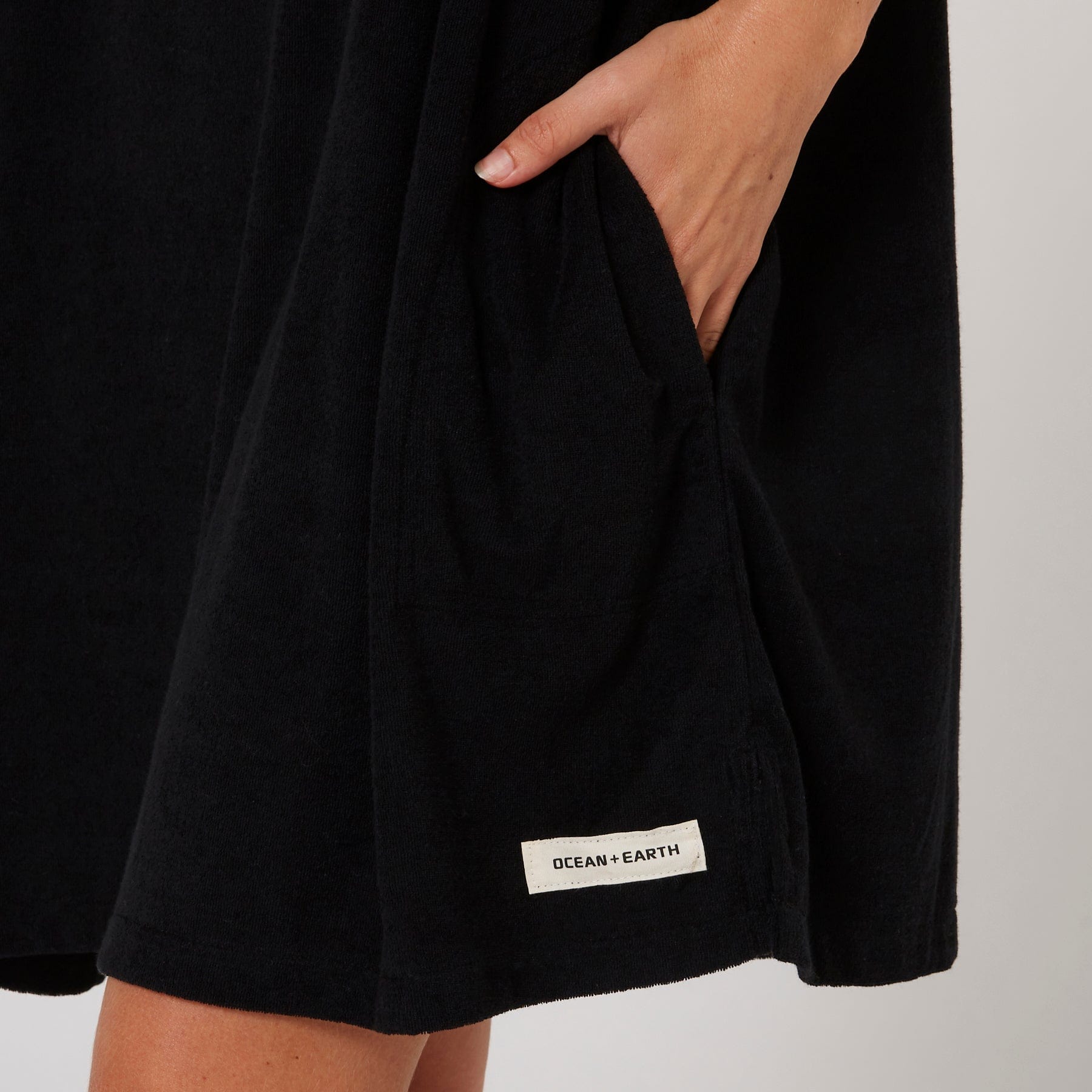 Ocean and Earth Ladies V-Neck Hooded Poncho
